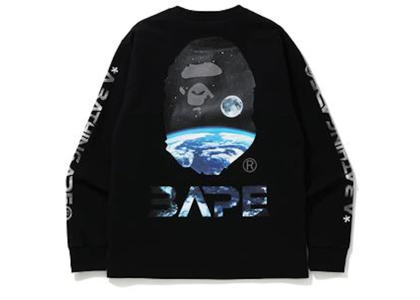 BAPE Mid Autumn Festival Long Sleeve Tee Black