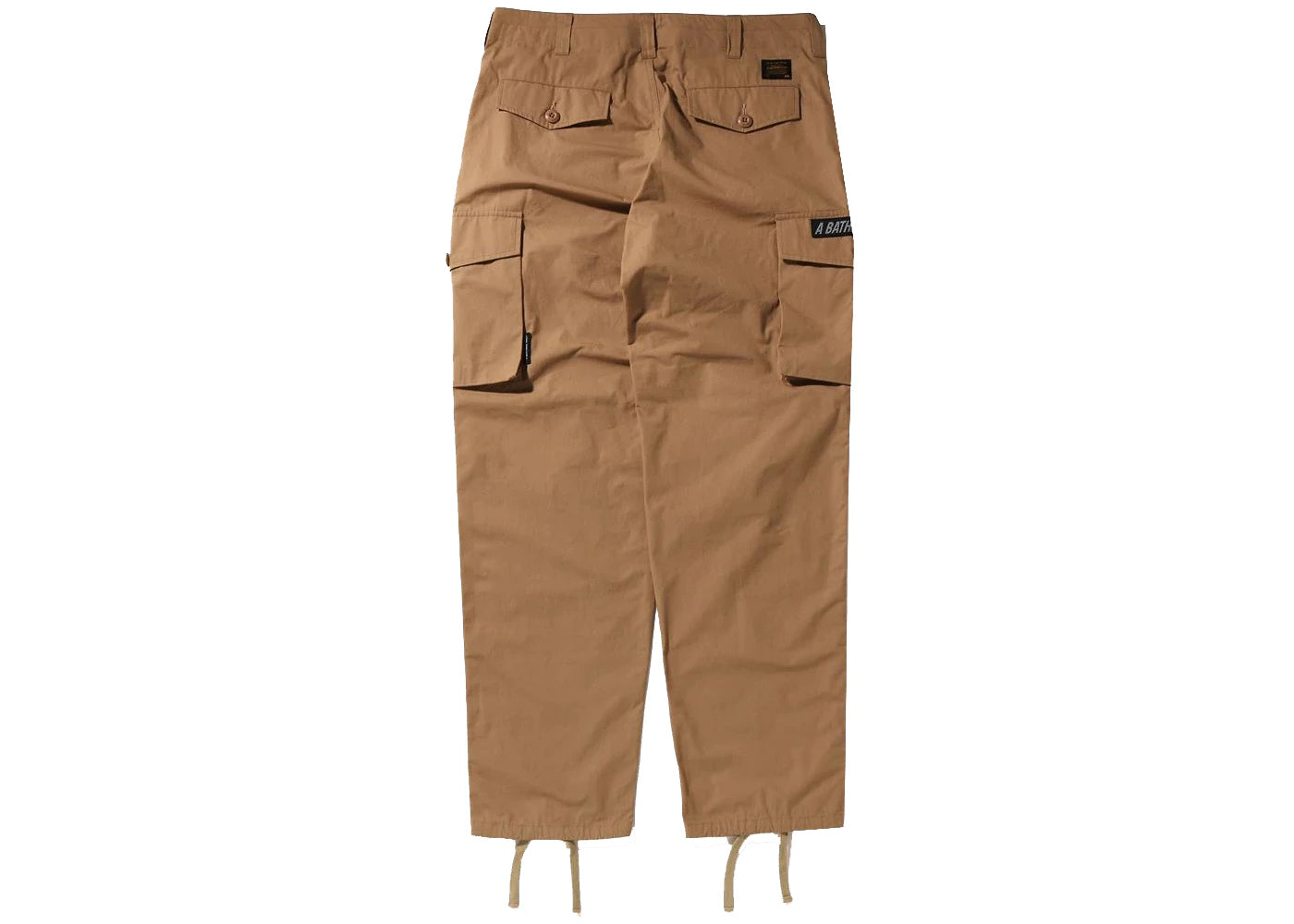 BAPE Military Wide Cargo Pants Beige