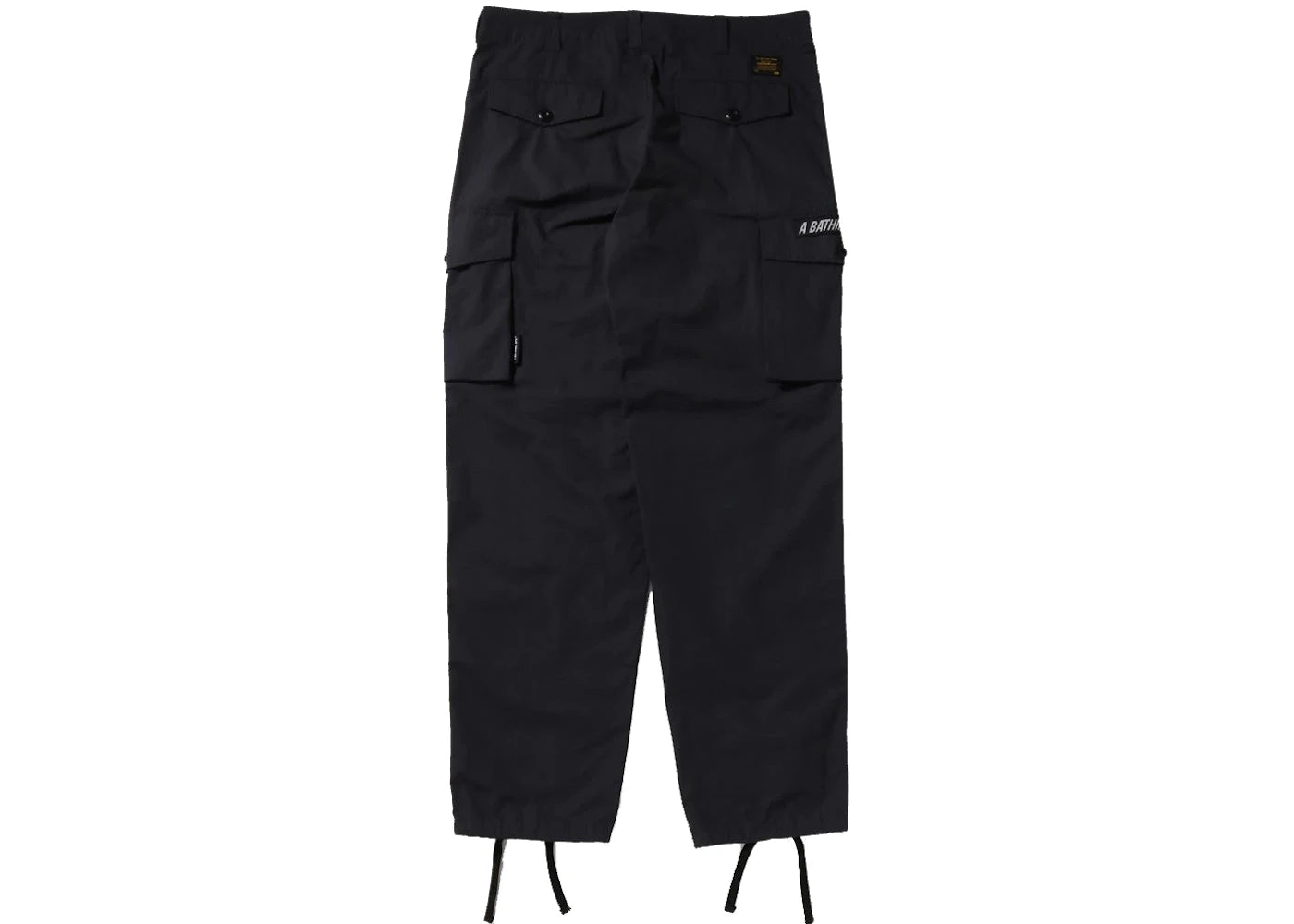 BAPE Military Wide Cargo Pants Black