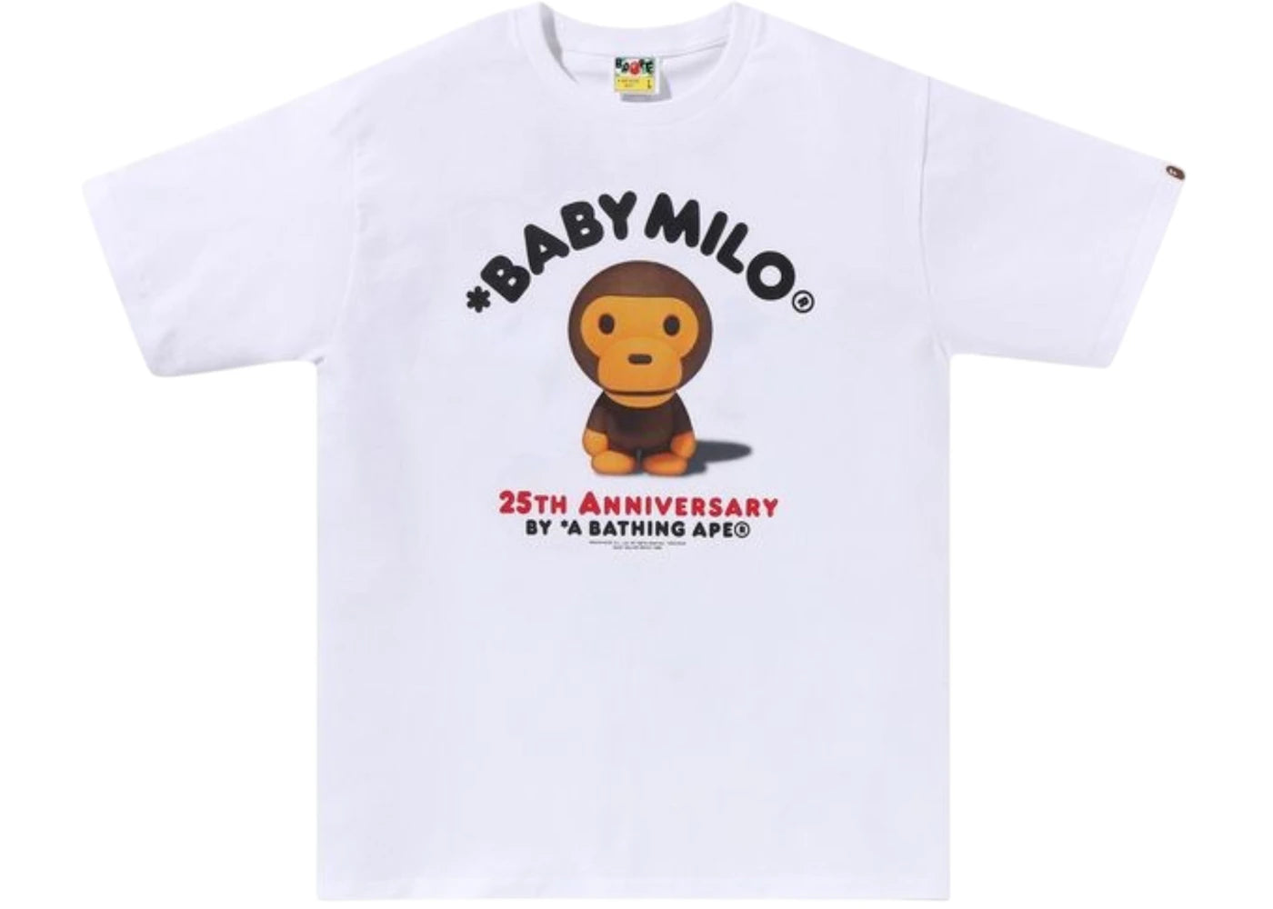 BAPE Milo 25Th Anniversary Photo Tee White