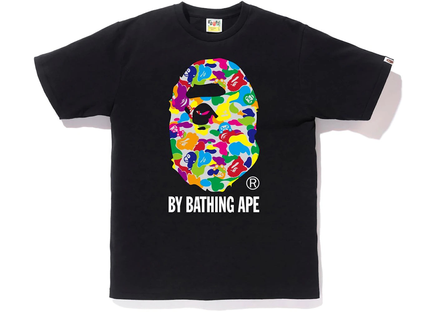 BAPE Milo ABC Multi By Bathing Tee Black