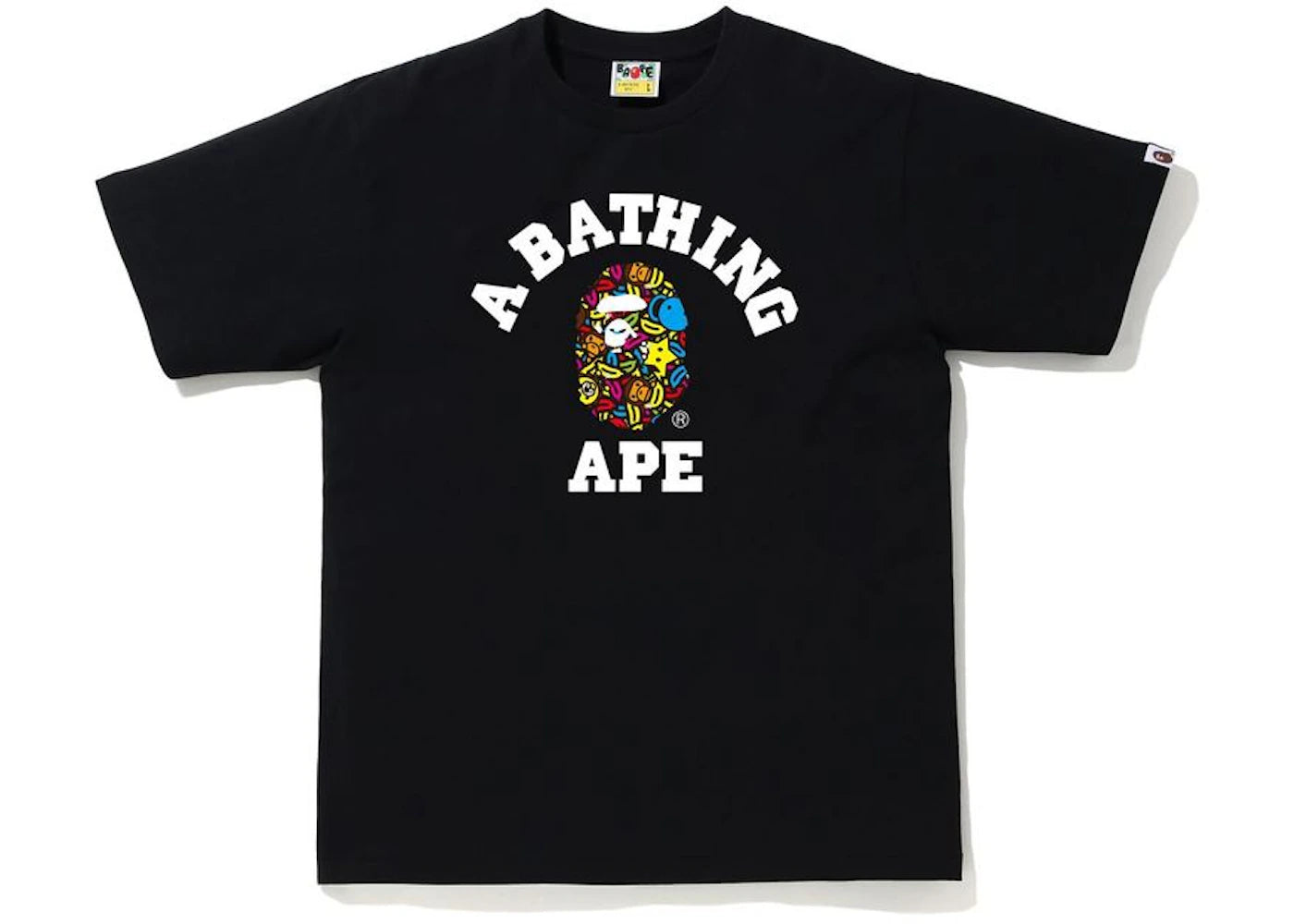 BAPE Milo Banana Pool College T-shirt Black