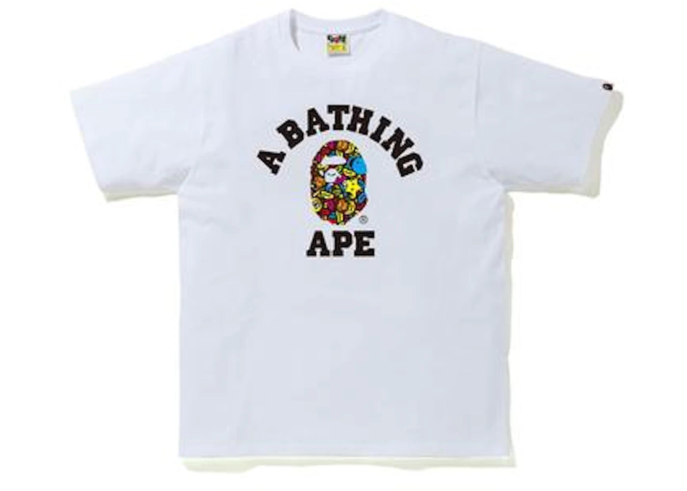 BAPE Milo Banana Pool College T-shirt White