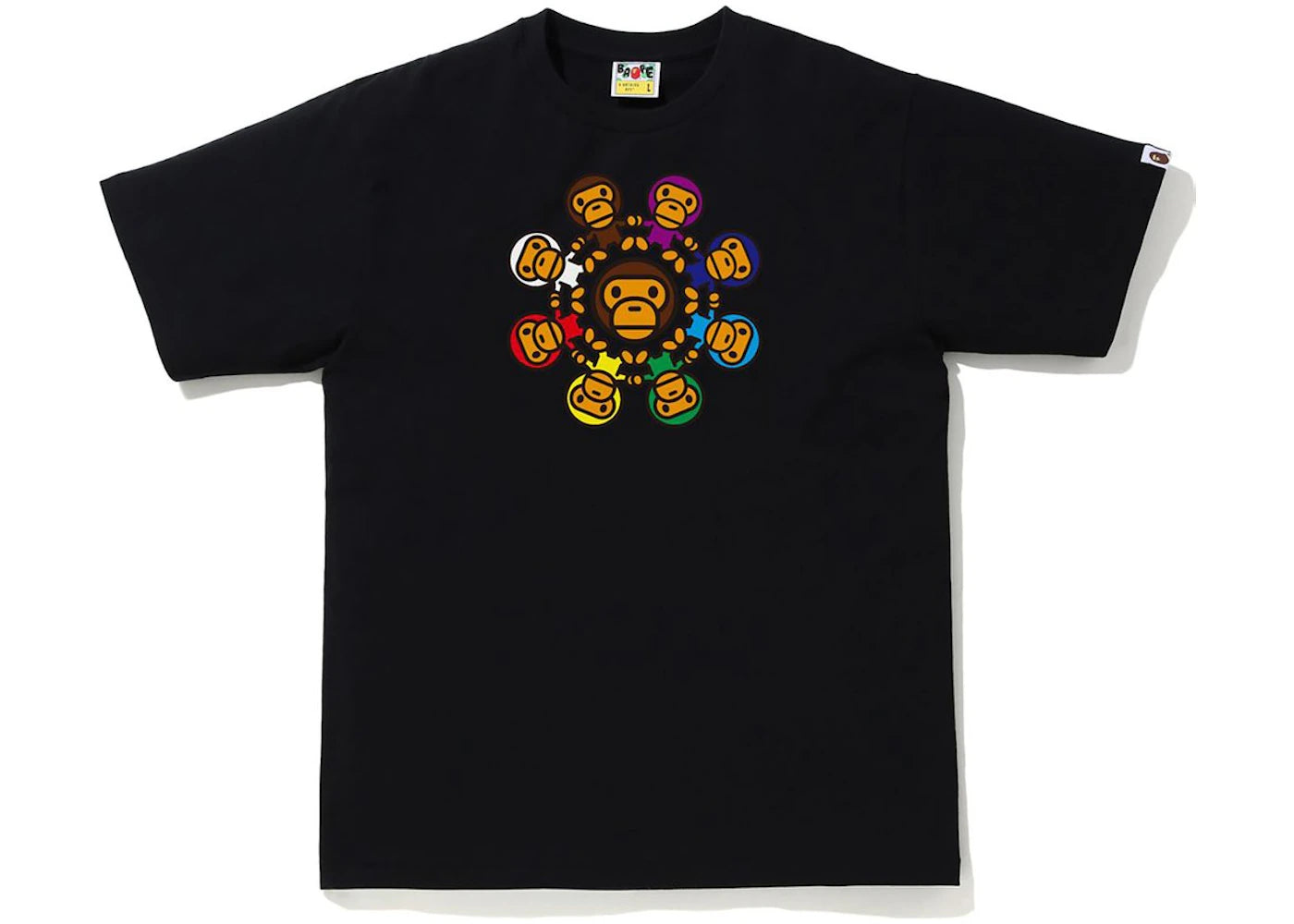 BAPE Milo Circle Tee Black