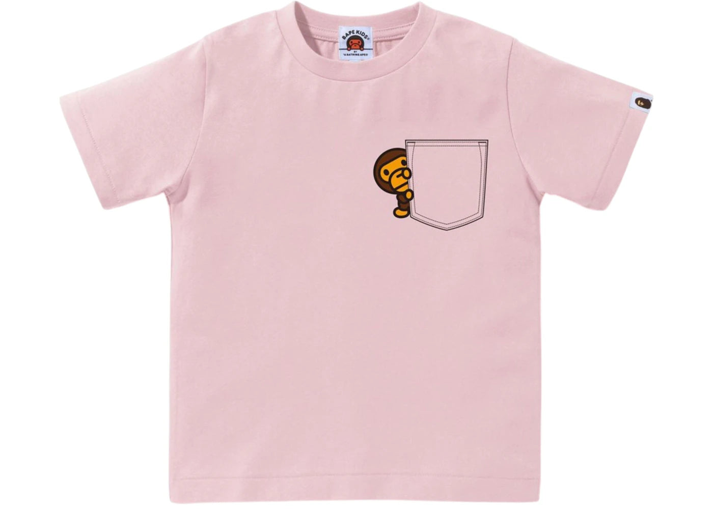 BAPE Milo Fake Pocket Tee Pink