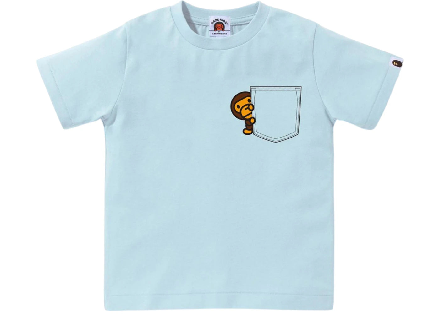 BAPE Milo Fake Pocket Tee Sax