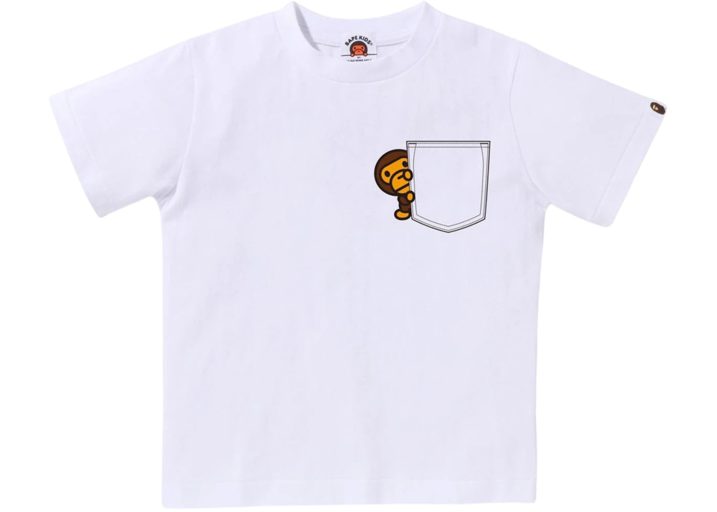 BAPE Milo Fake Pocket Tee White
