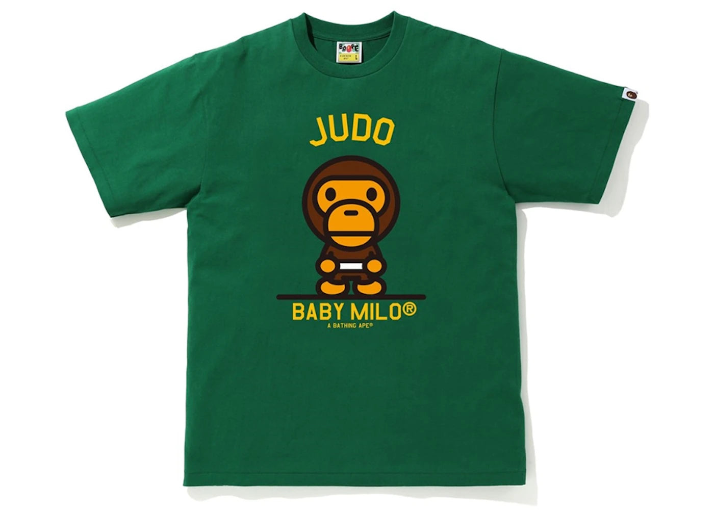 BAPE Milo Judo Sports Tee Green