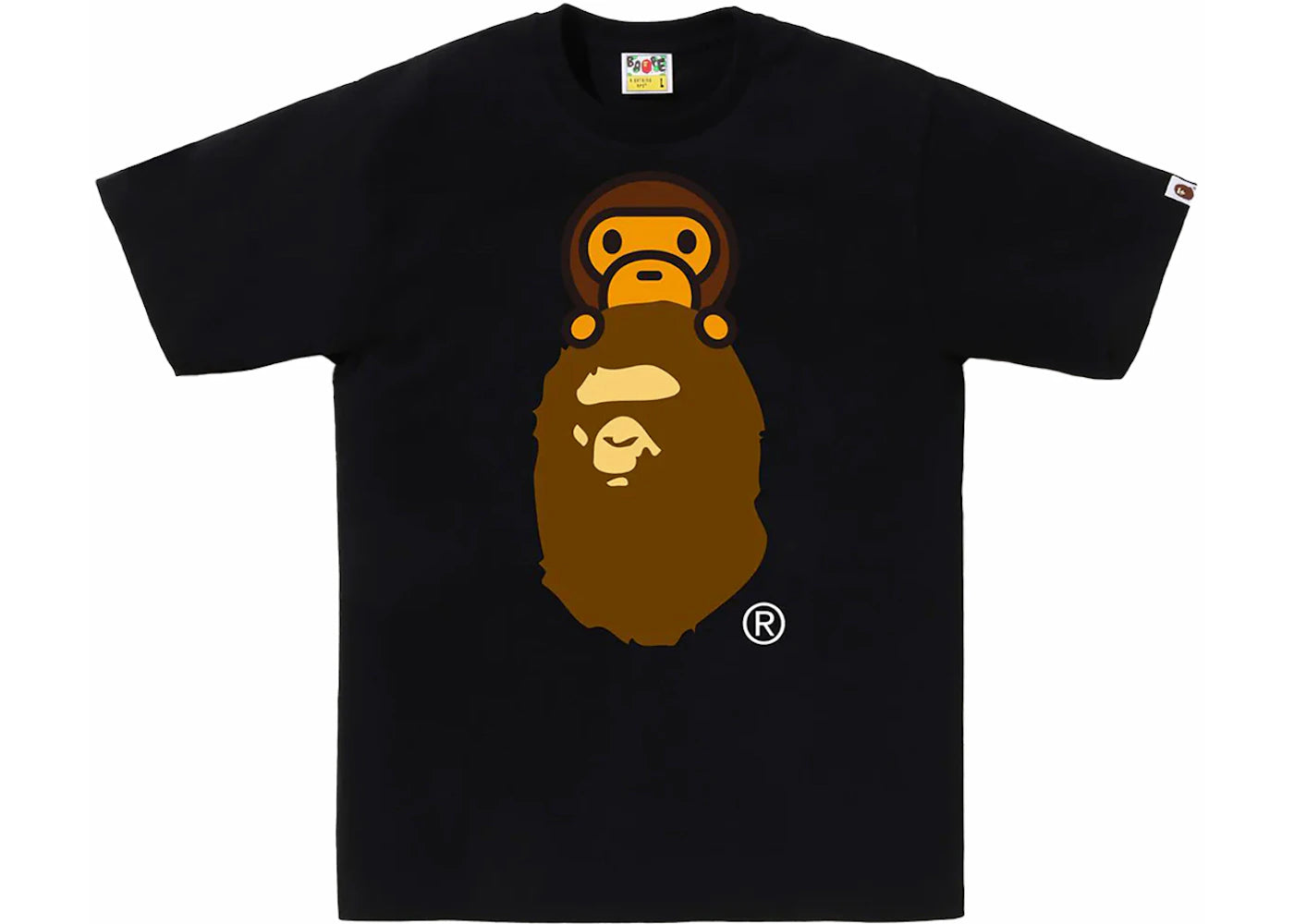 BAPE Milo On Ape Head Tee Black
