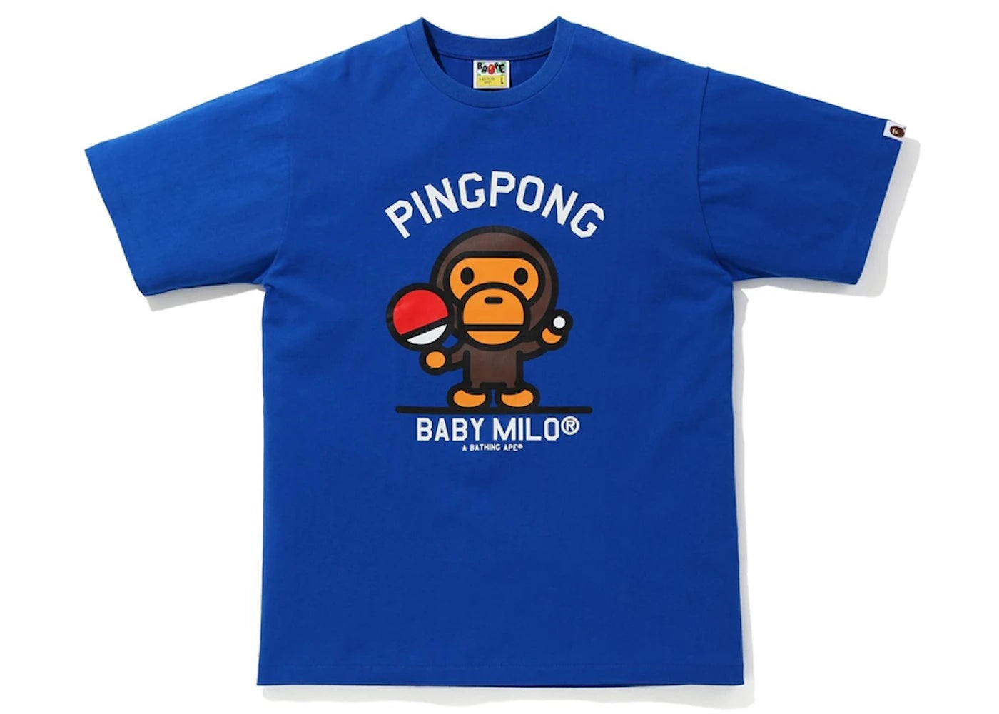 BAPE Milo Pingpong Sports Tee Blue