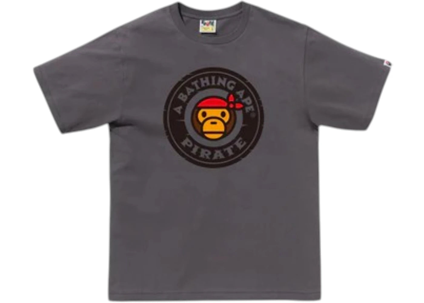 BAPE Milo Pirate Tee Charcoal