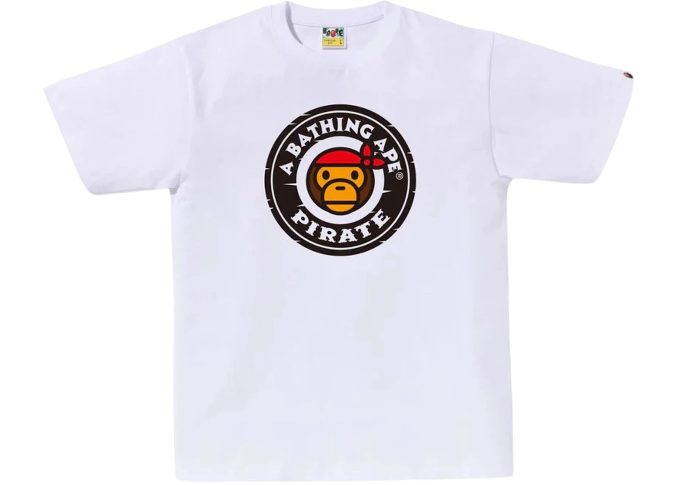 BAPE Milo Pirate Tee White