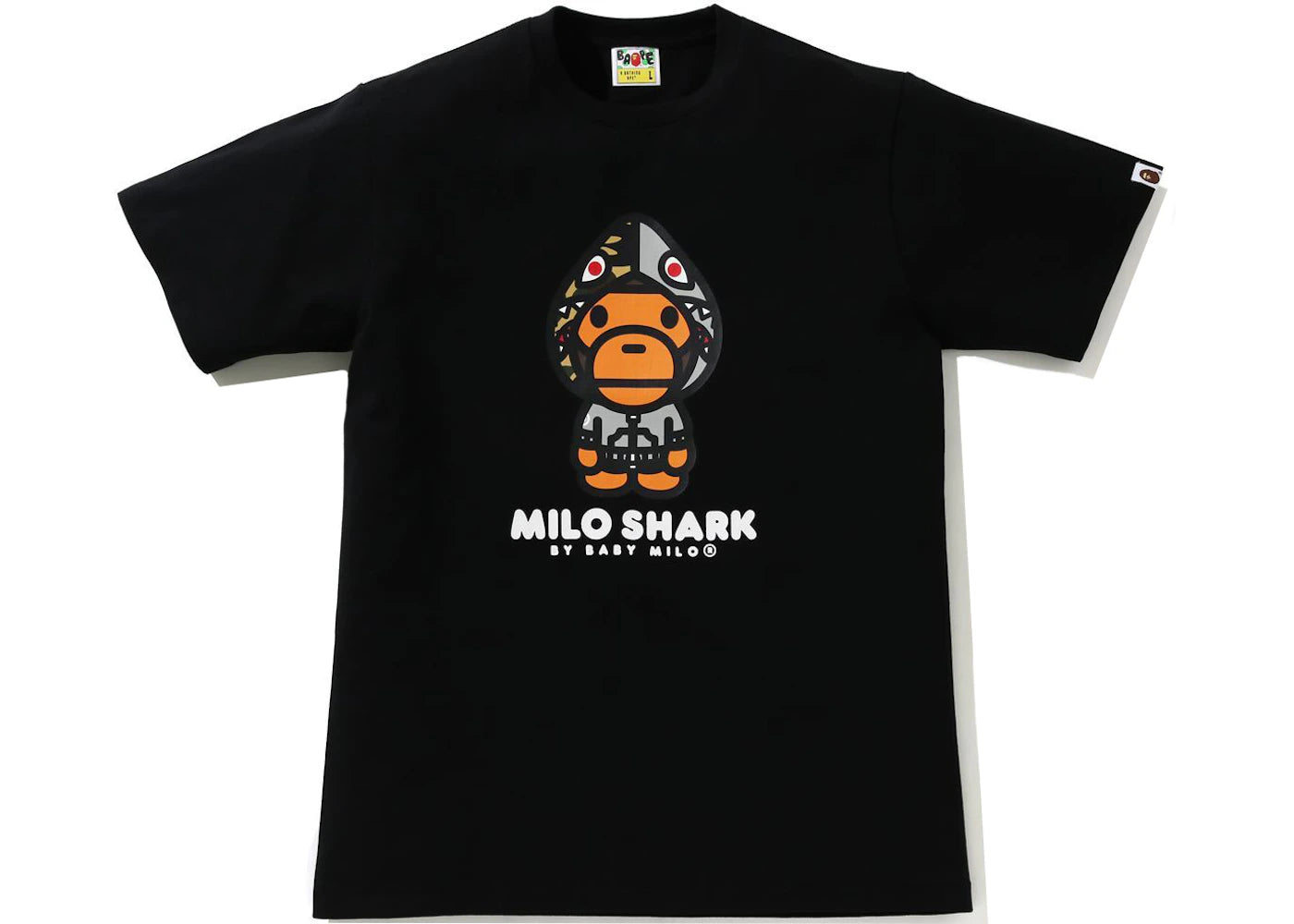 BAPE Milo Shark Tee (SS21) Black/Gray