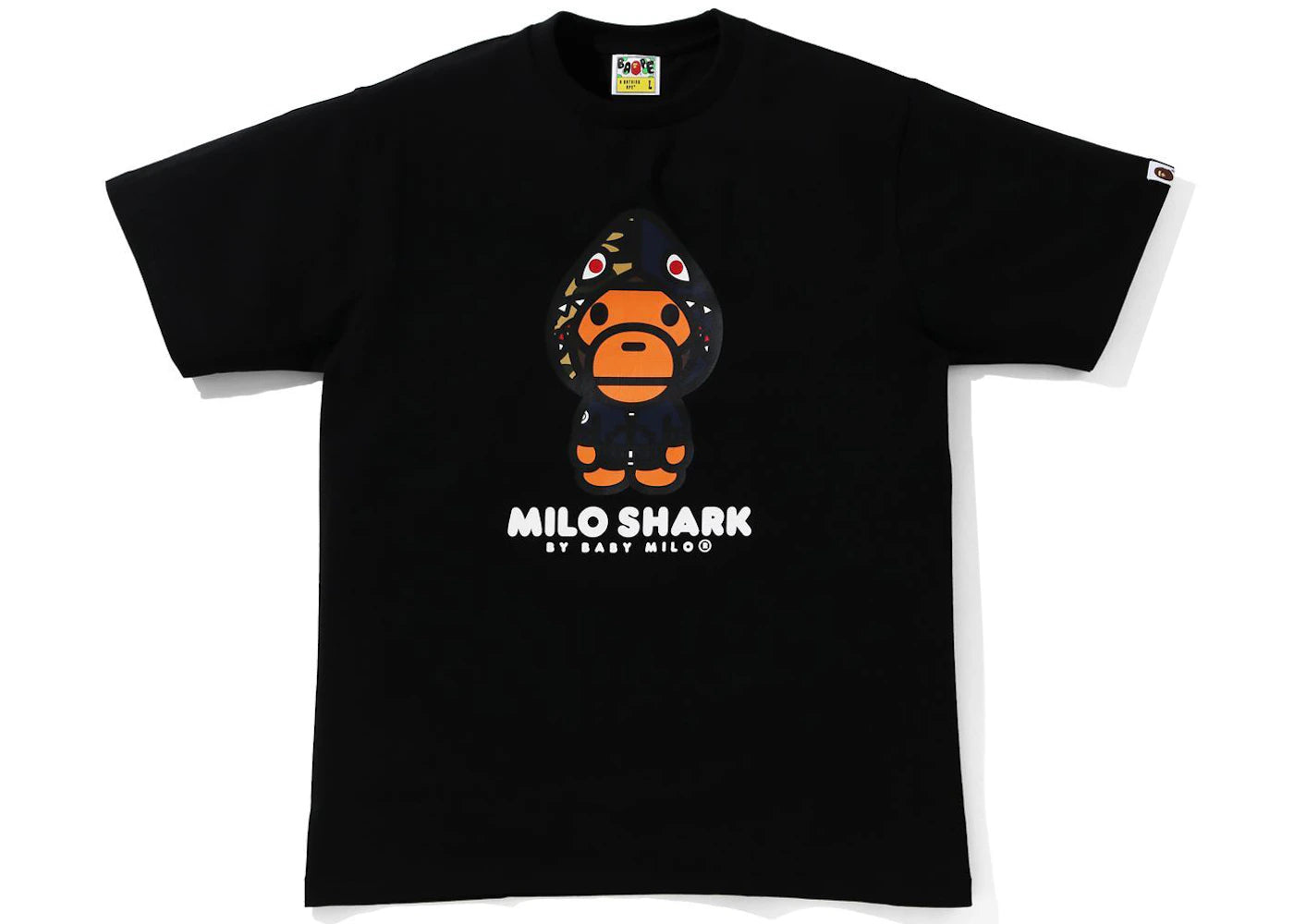 BAPE Milo Shark Tee Black/Navy