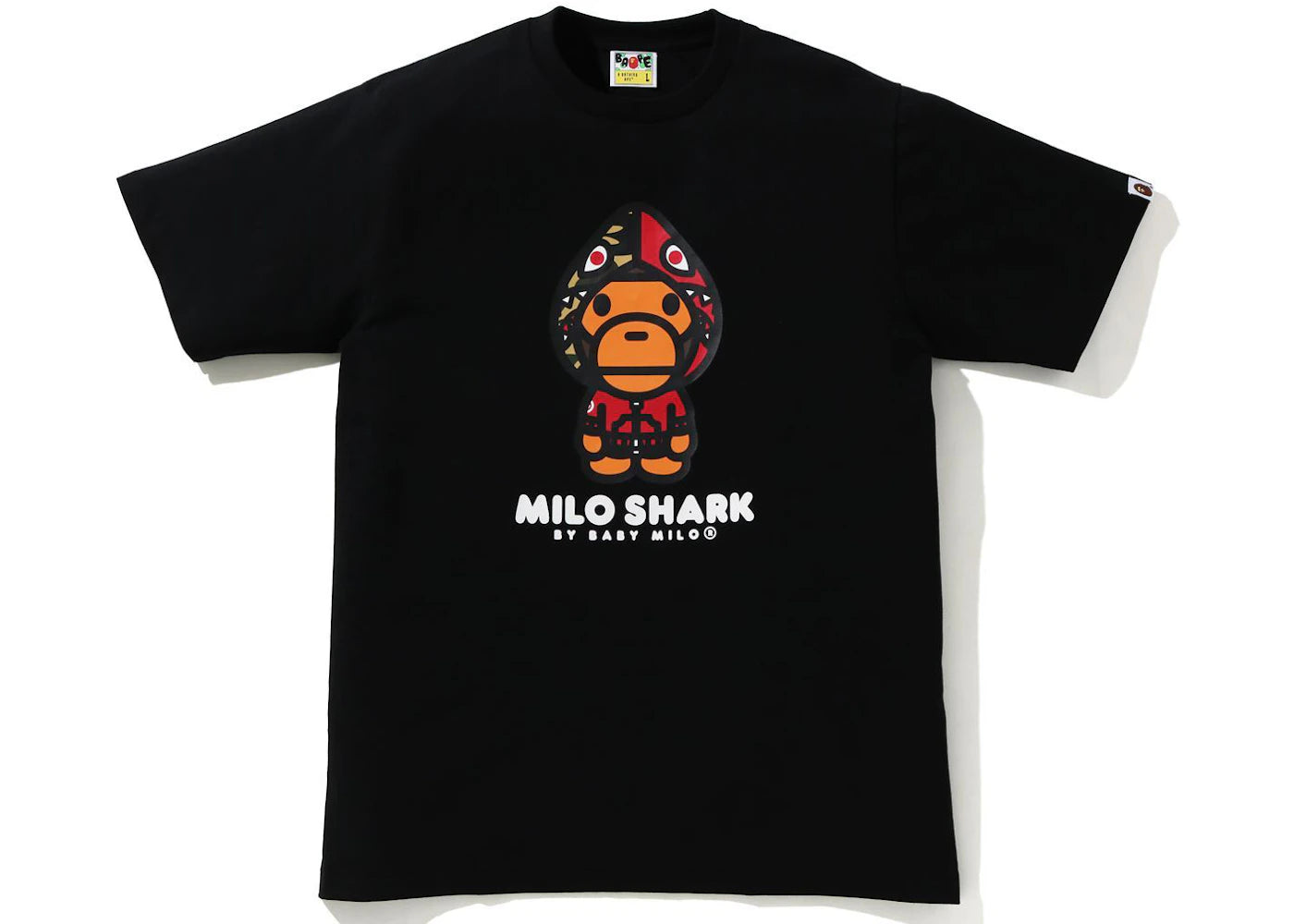 BAPE Milo Shark Tee (SS21) Black/Red