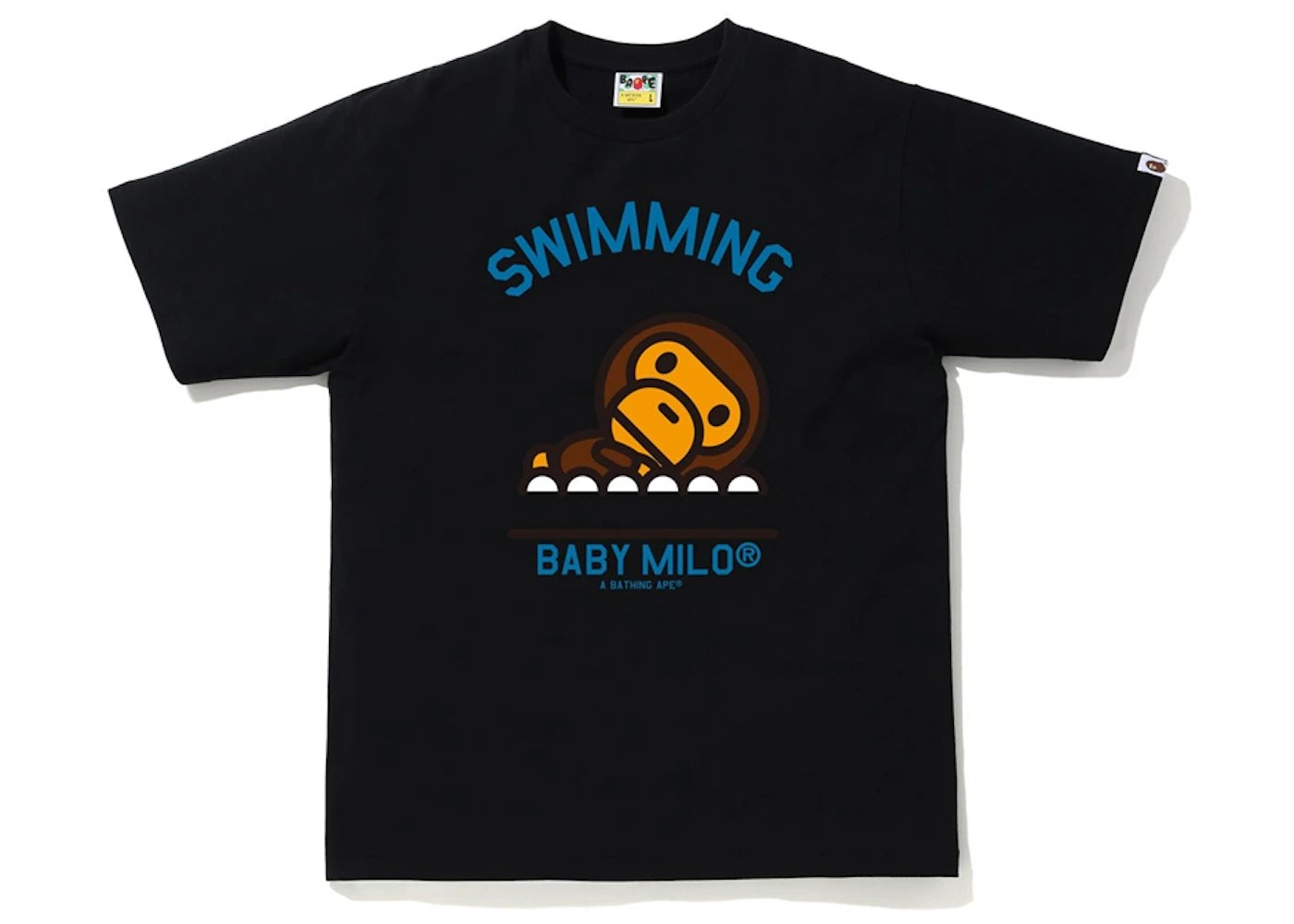 BAPE Milo Swimming Sports Tee Black