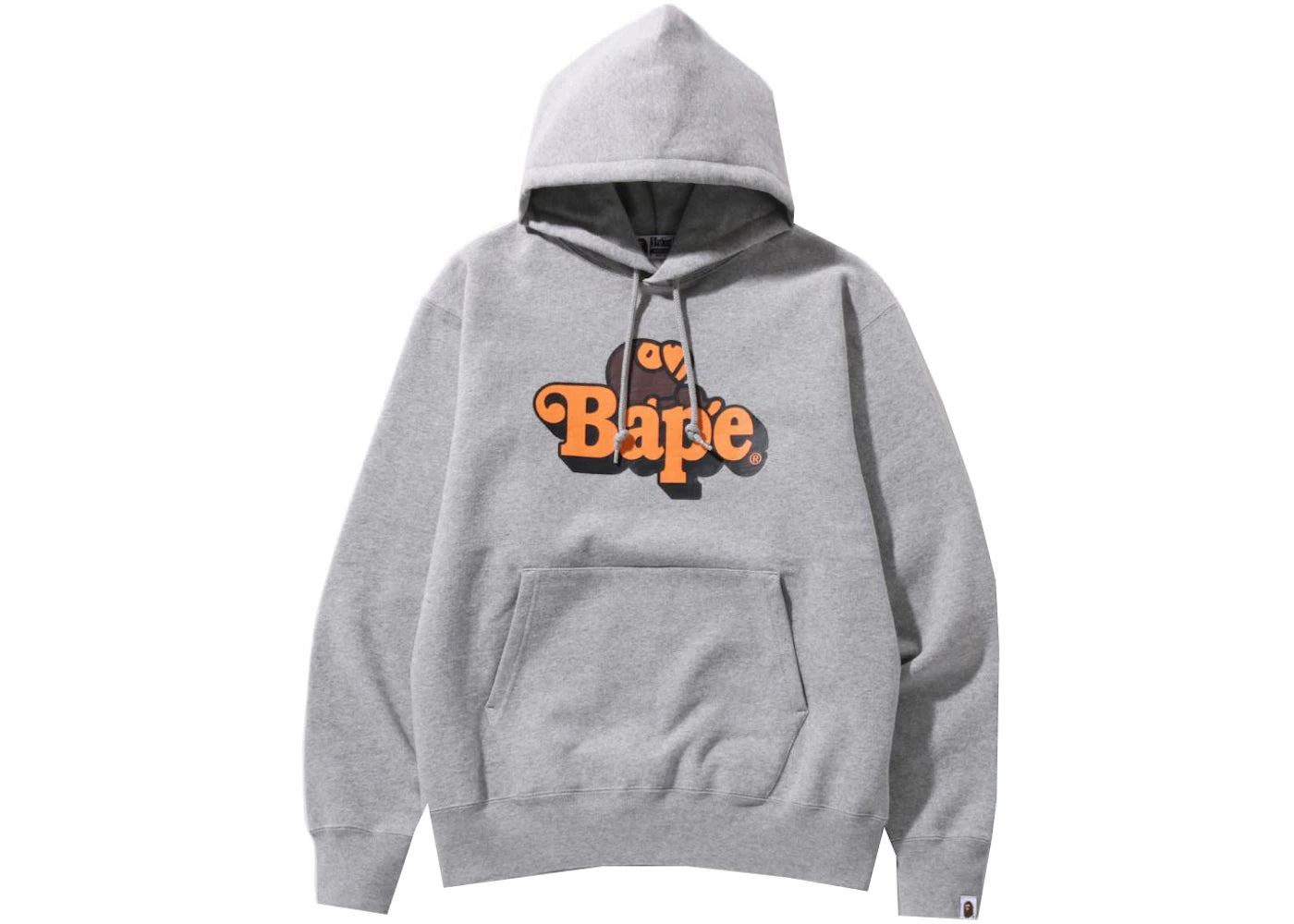 BAPE Milo on Bape Relaxed Fit Pullover Hoodie Gray