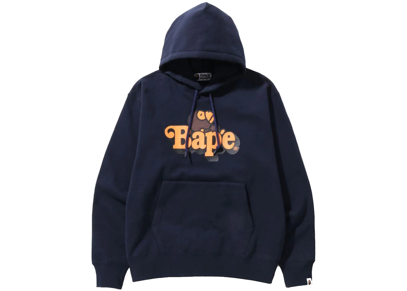 BAPE Milo on Bape Relaxed Fit Pullover Hoodie Navy