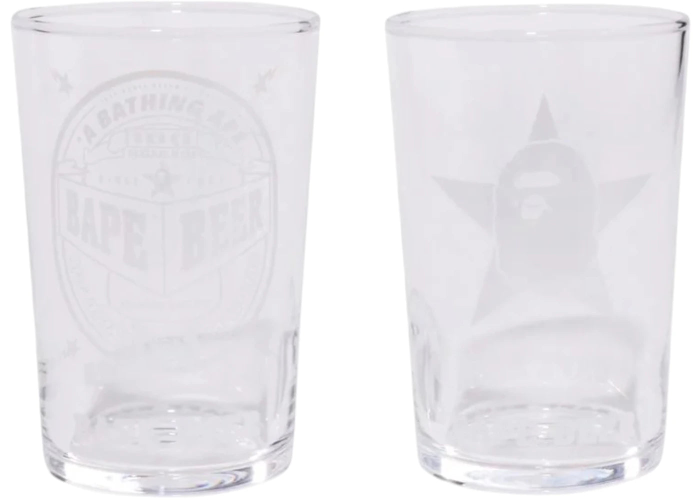BAPE Mini Glass Set Clear
