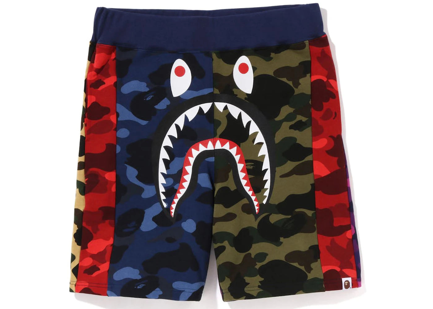 BAPE Mix Camo Crazy Sweat Shorts (SS23) Multi