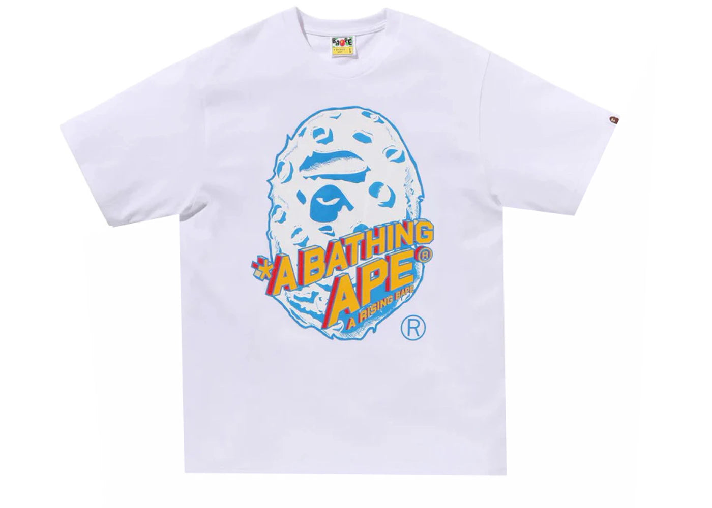 BAPE Moon Ape Head Tee White