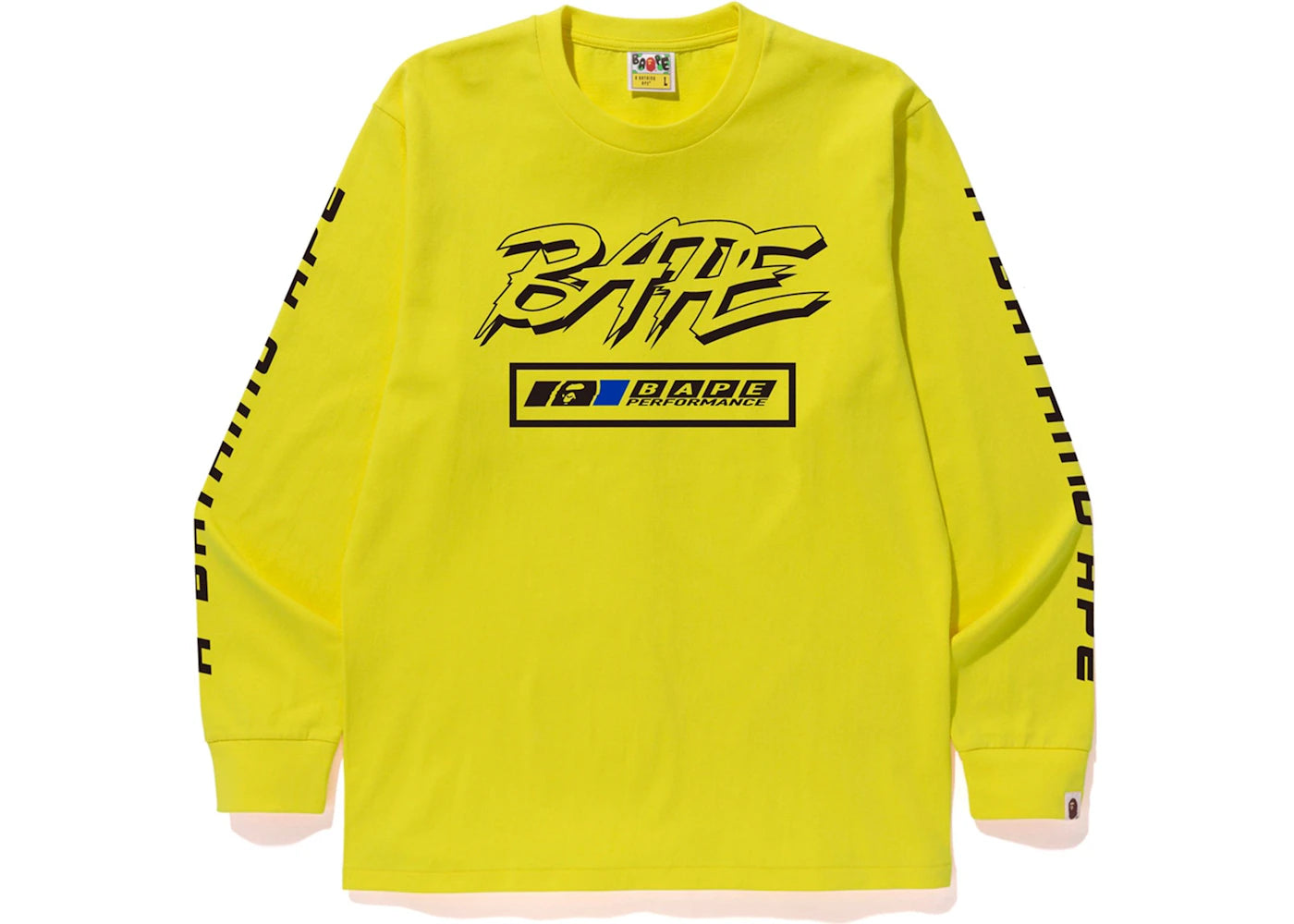 BAPE Motor Sport L/S Tee Yellow