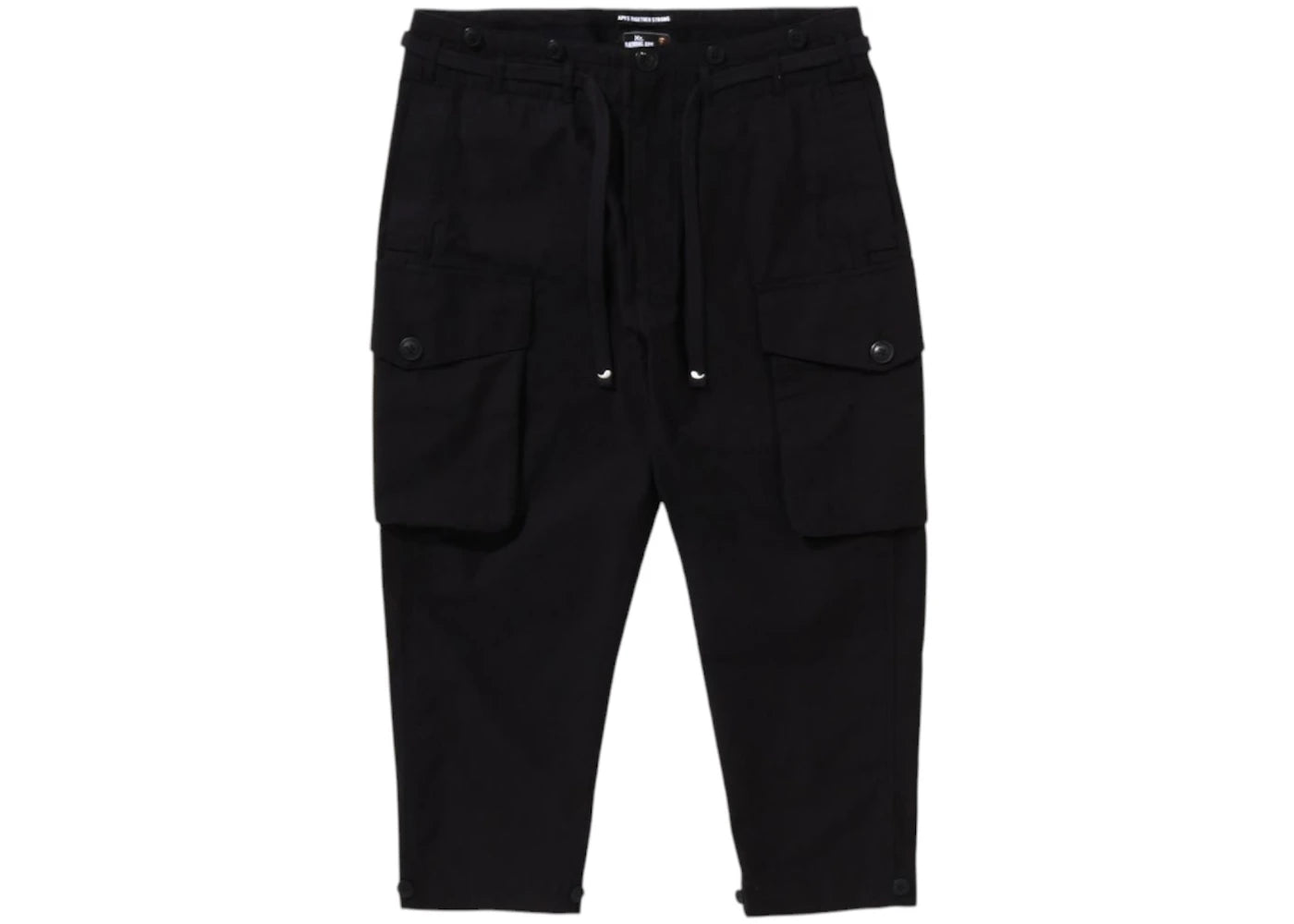 BAPE Mr Bathing Ape Cargo Pants Black