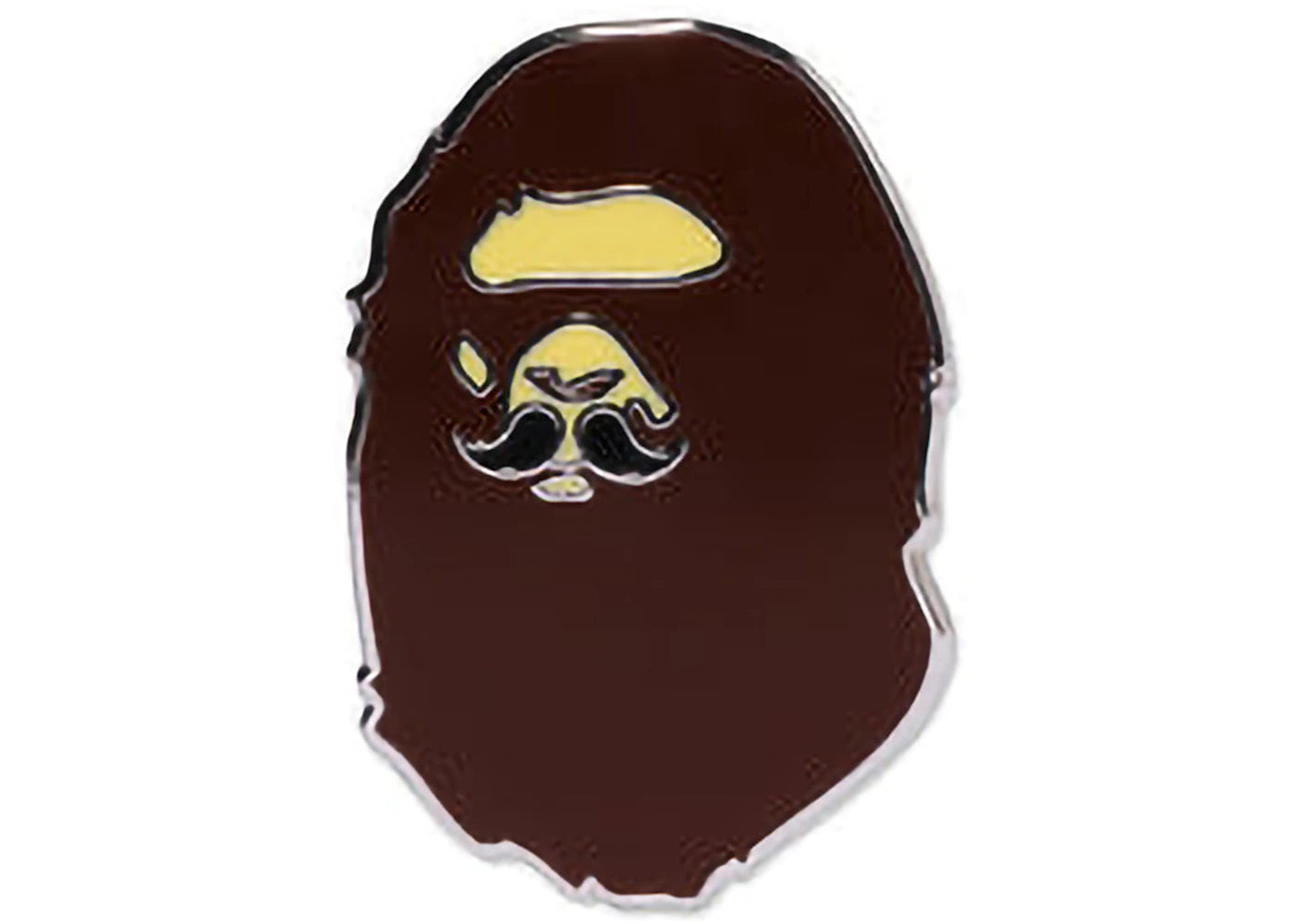 BAPE Mr. Bathing Ape Golf Clip Marker Brown Silver