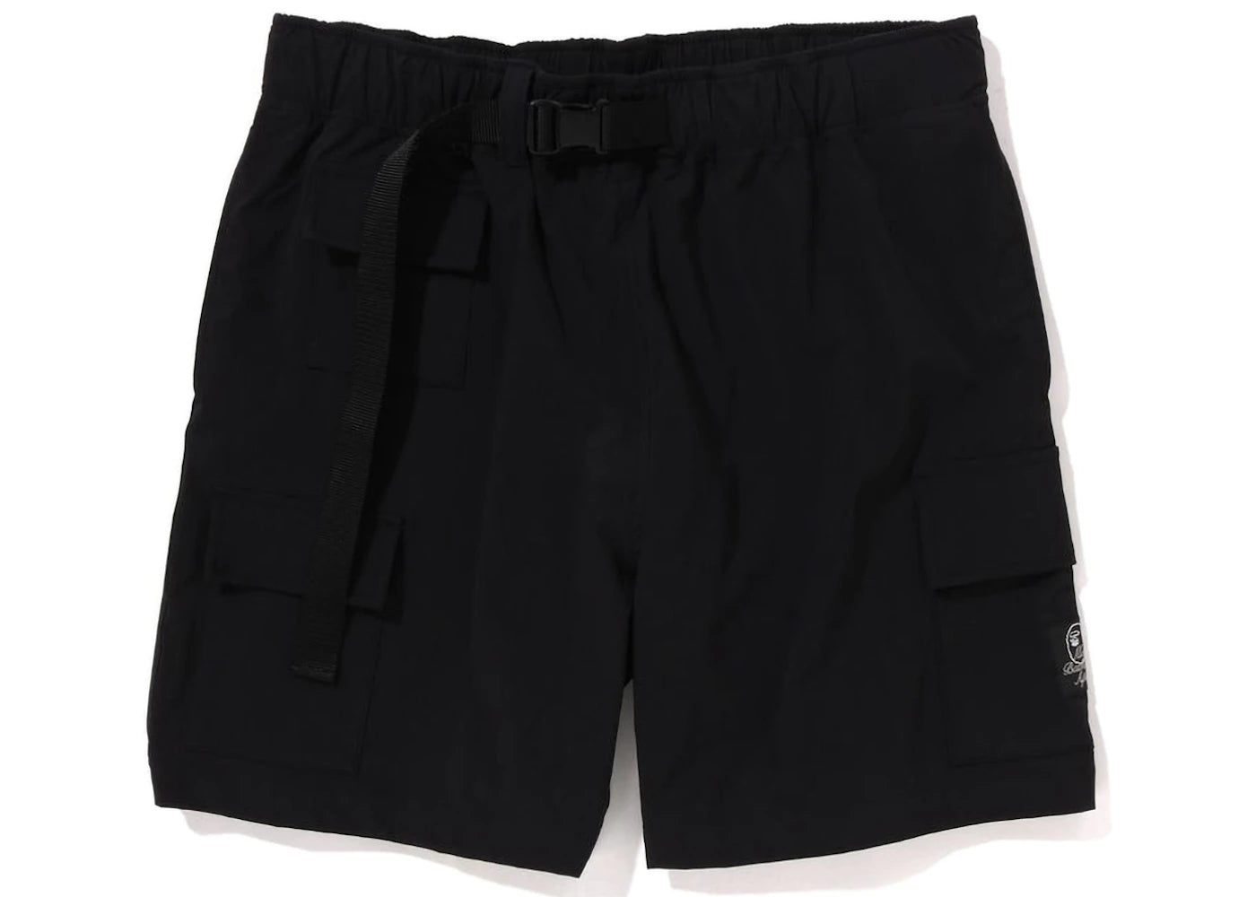 BAPE Mr Bathing Ape Multi Pocket Wide Fit Shorts Black