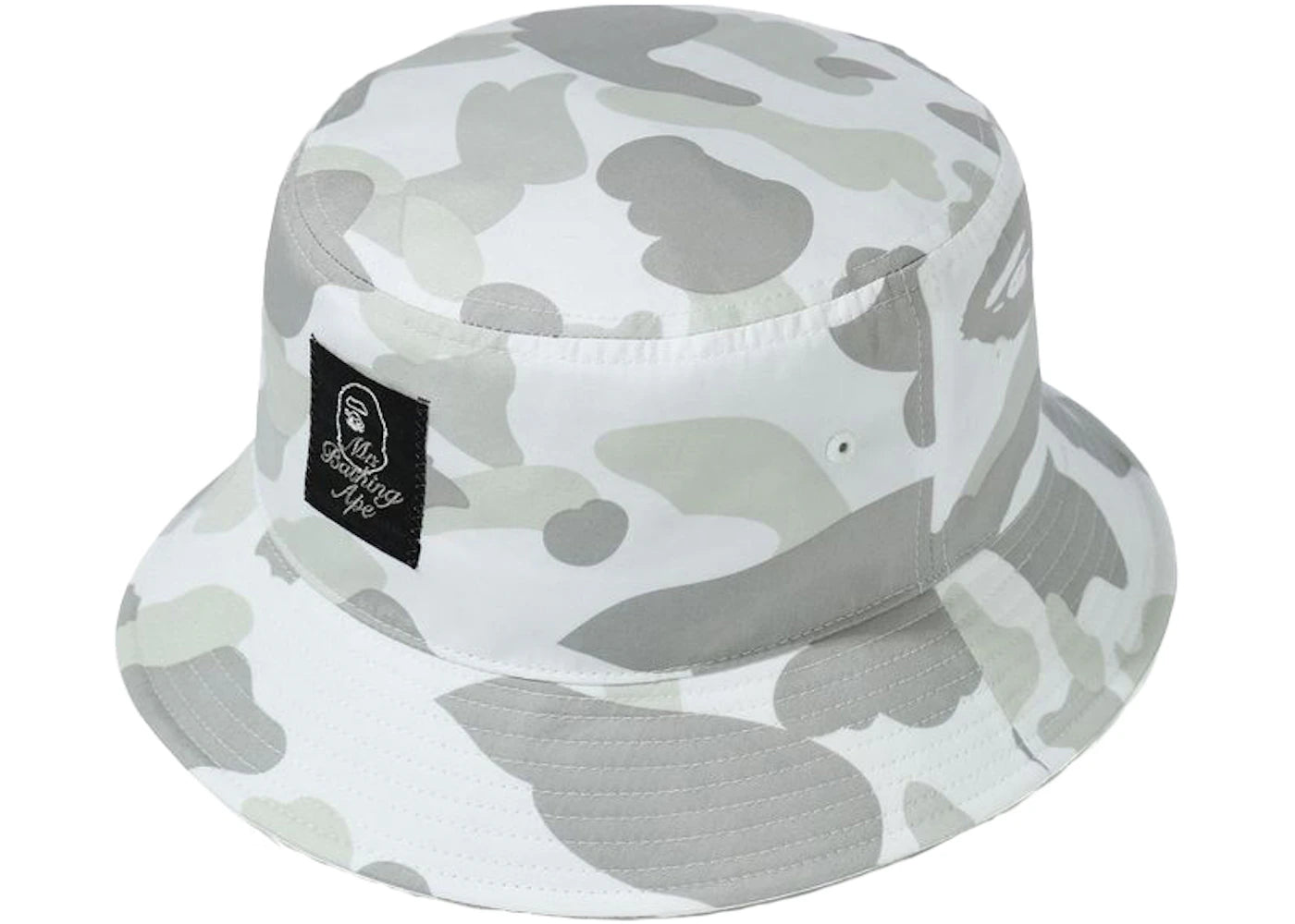 BAPE Mr Camo Bucket Hat White