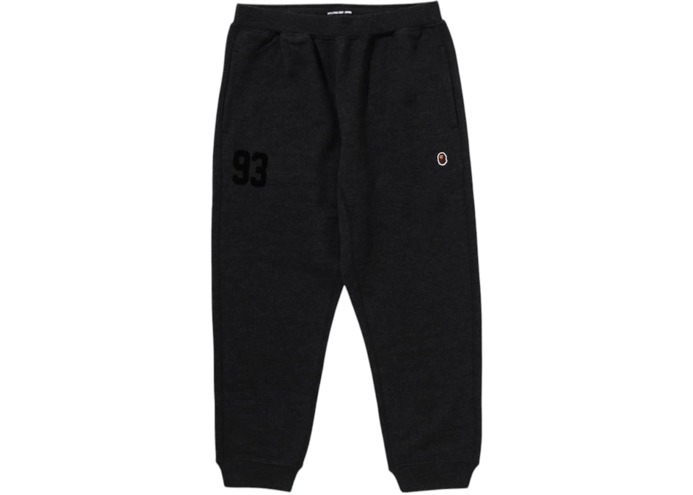 BAPE Mr.Bathing Ape Logo Sweat Pants Charcoal