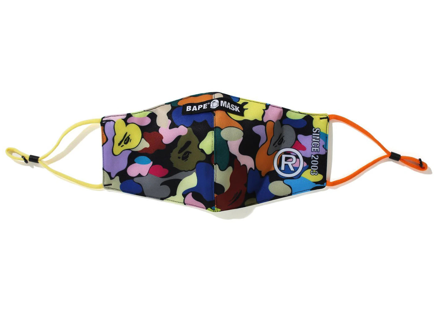 BAPE Multi Camo Mask (SS21) Black