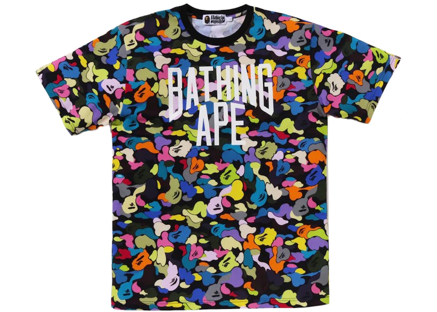 BAPE Multi Camo NYC Logo Tee Multicolor/Black