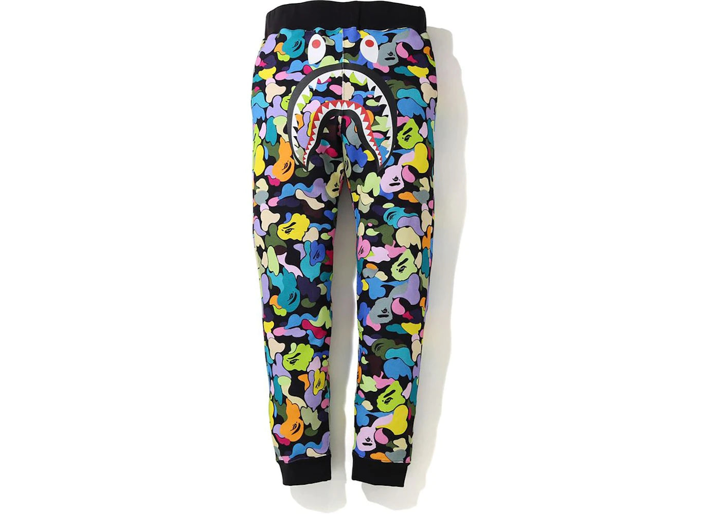 BAPE Multi Camo Shark Slim Sweatpant Black