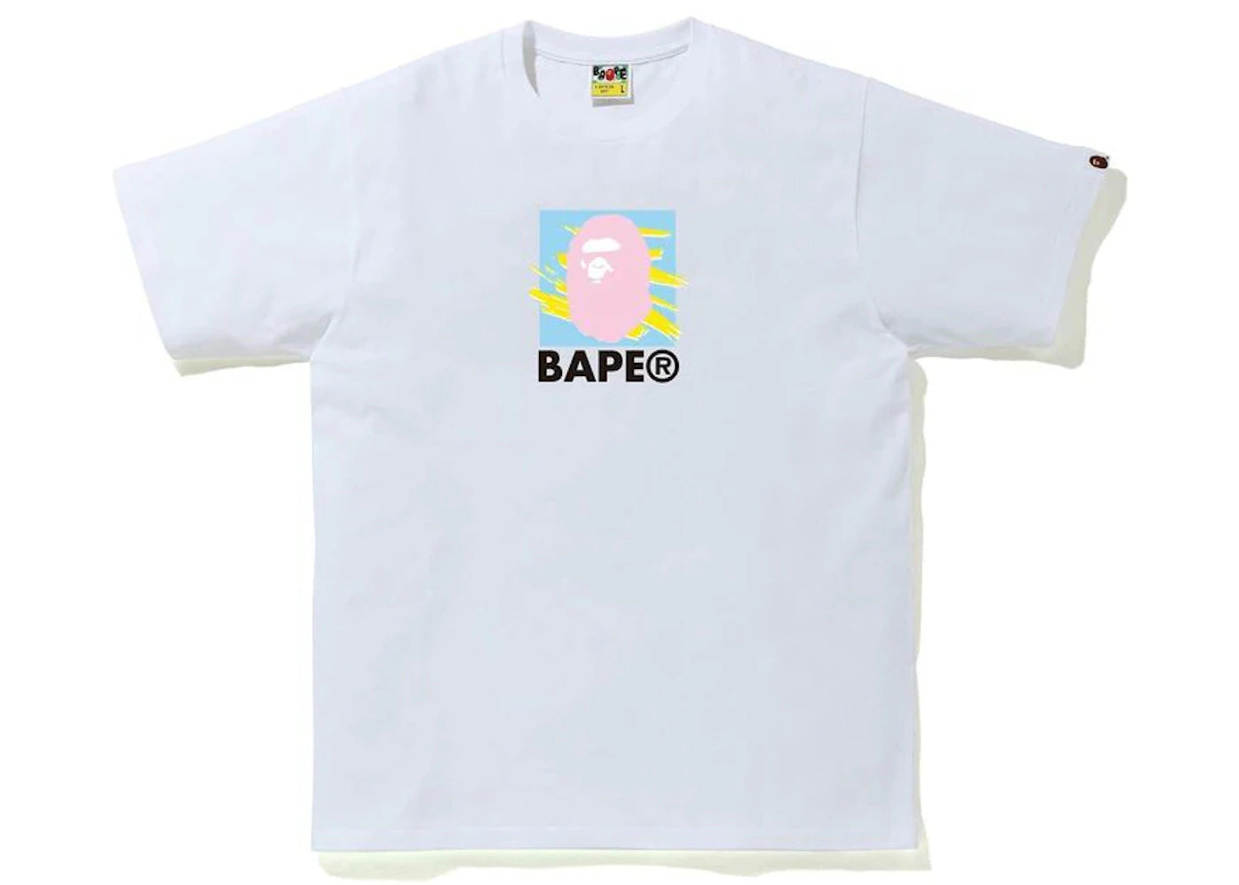 BAPE Multi-Color Print Tee White