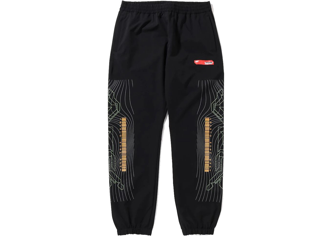 BAPE Multi Graphic Track Pants Black