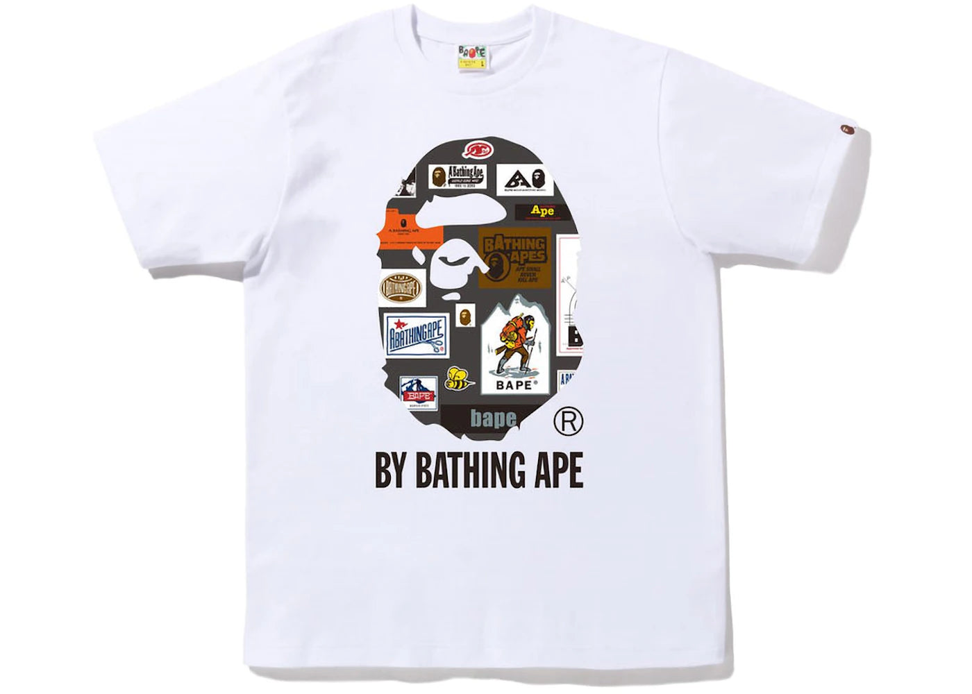 BAPE Multi Label By Bathing Ape Tee White