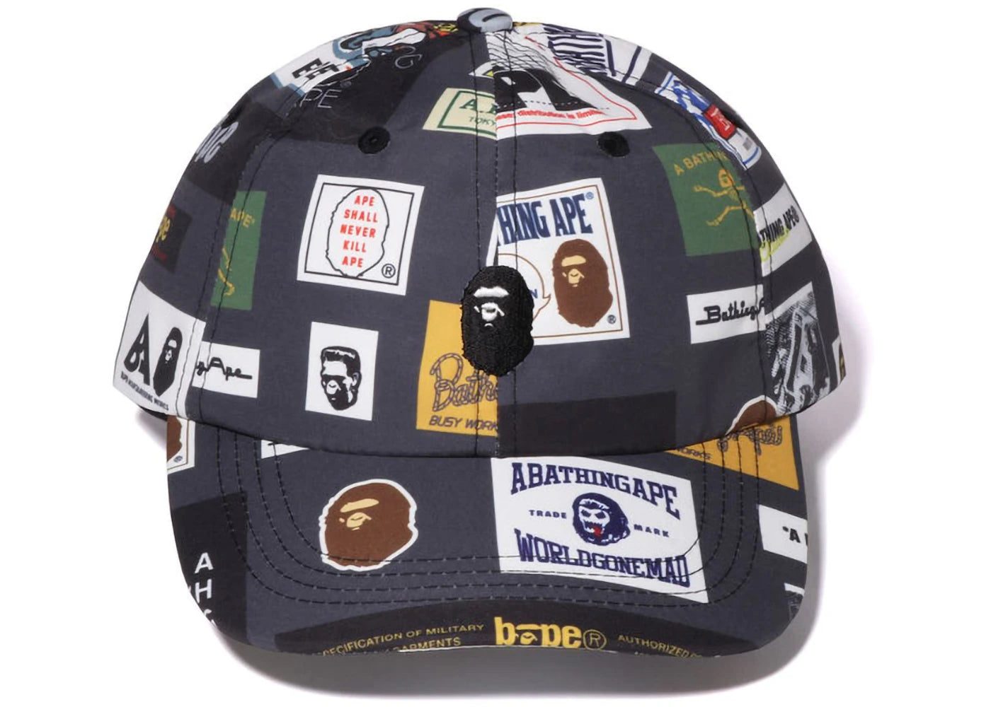 BAPE Multi Label Pannel Cap Multi