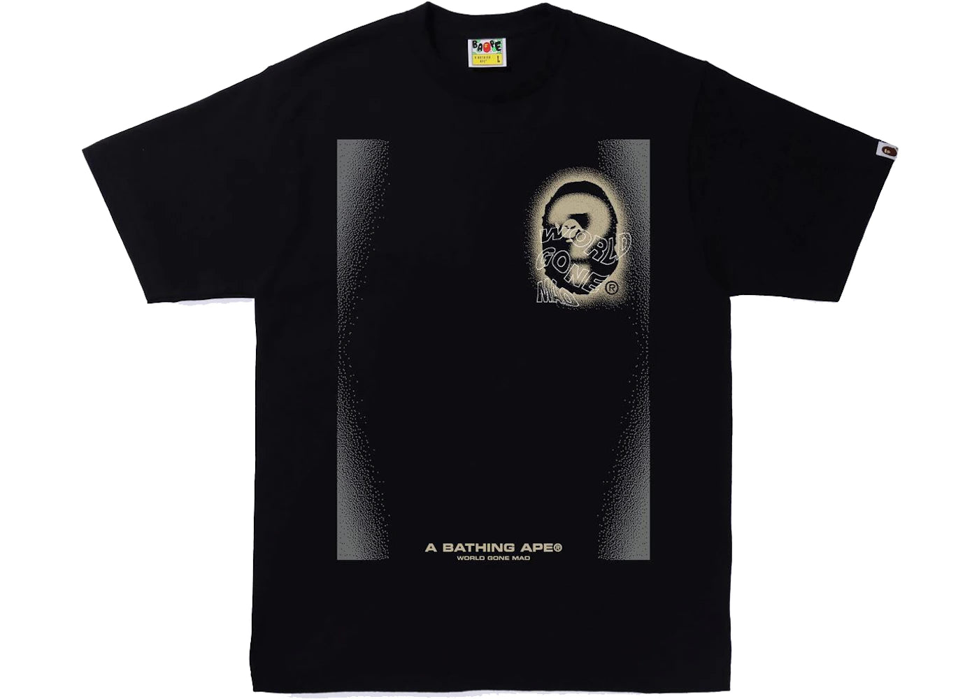 BAPE Multi Logo 3 Tee Black