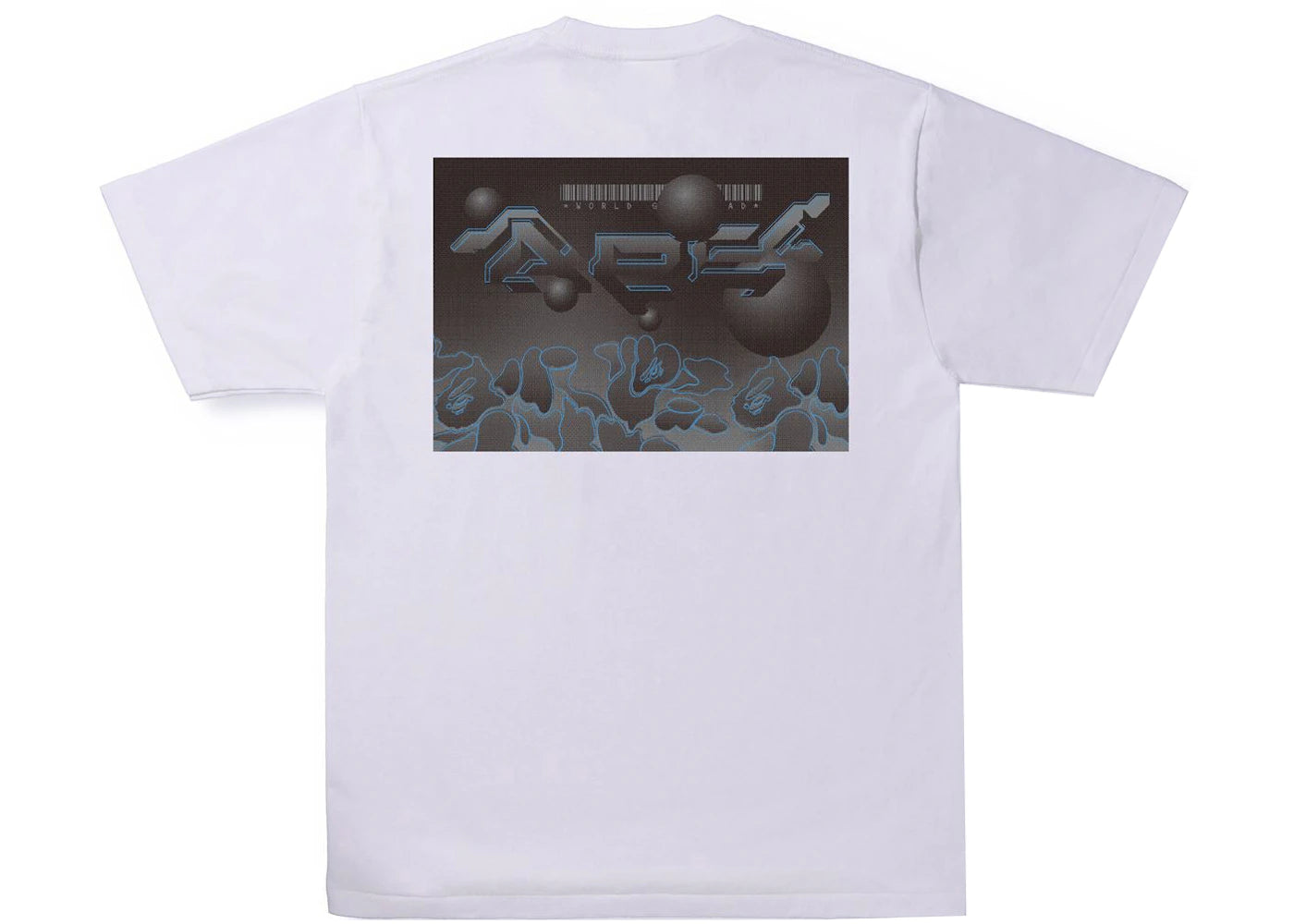 BAPE Multi Logo 3 Tee White