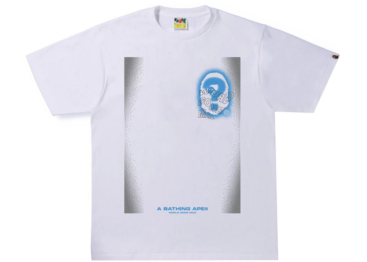 BAPE Multi Logo 3 Tee White