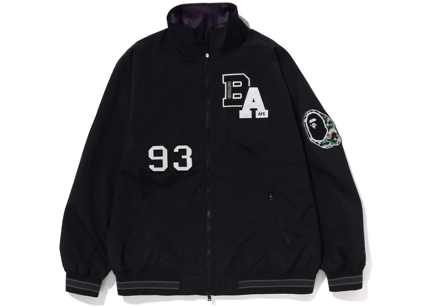 BAPE Multi Motif Loose Fit Light Jacket Black