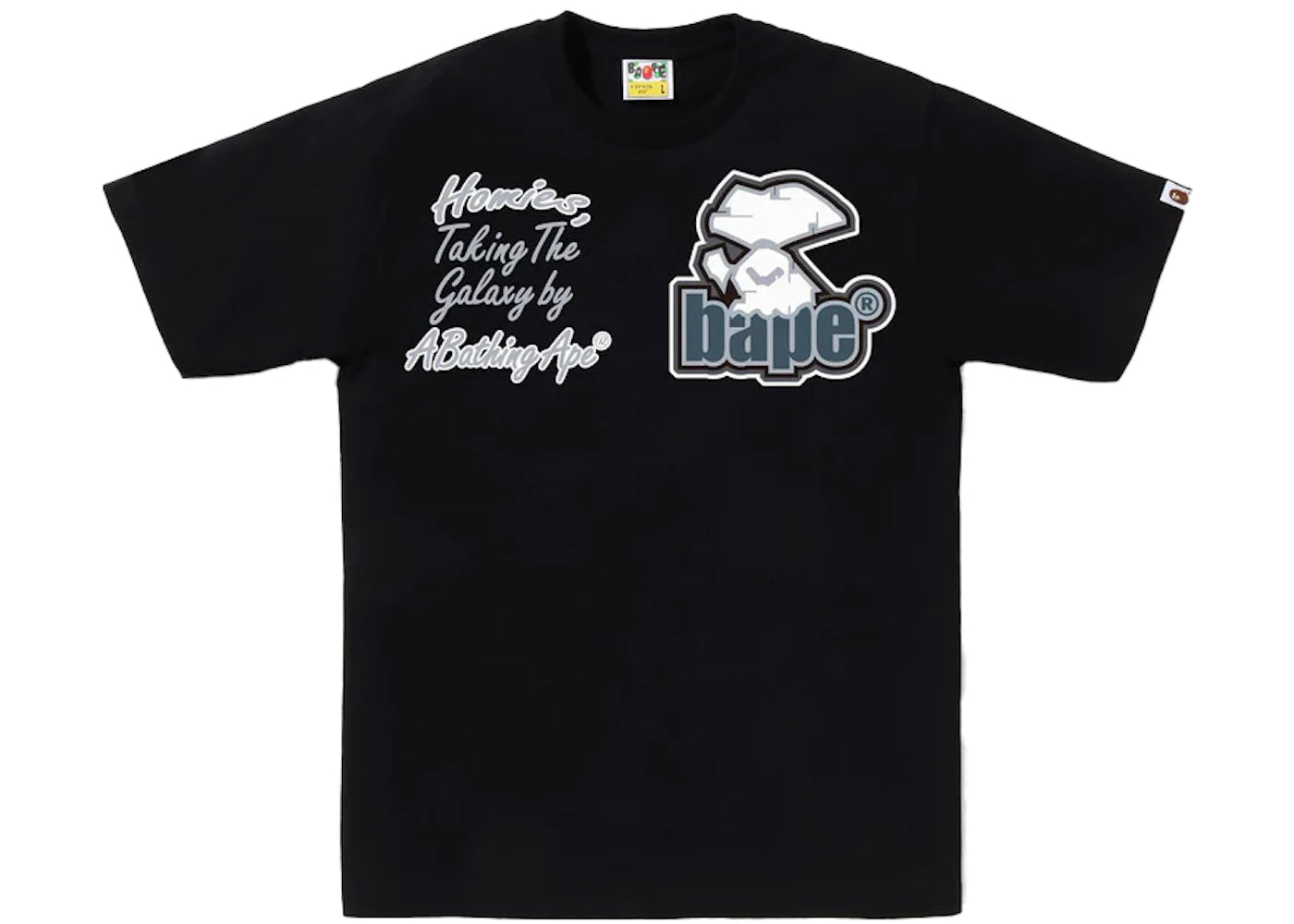 BAPE Multi Motif Tee Black