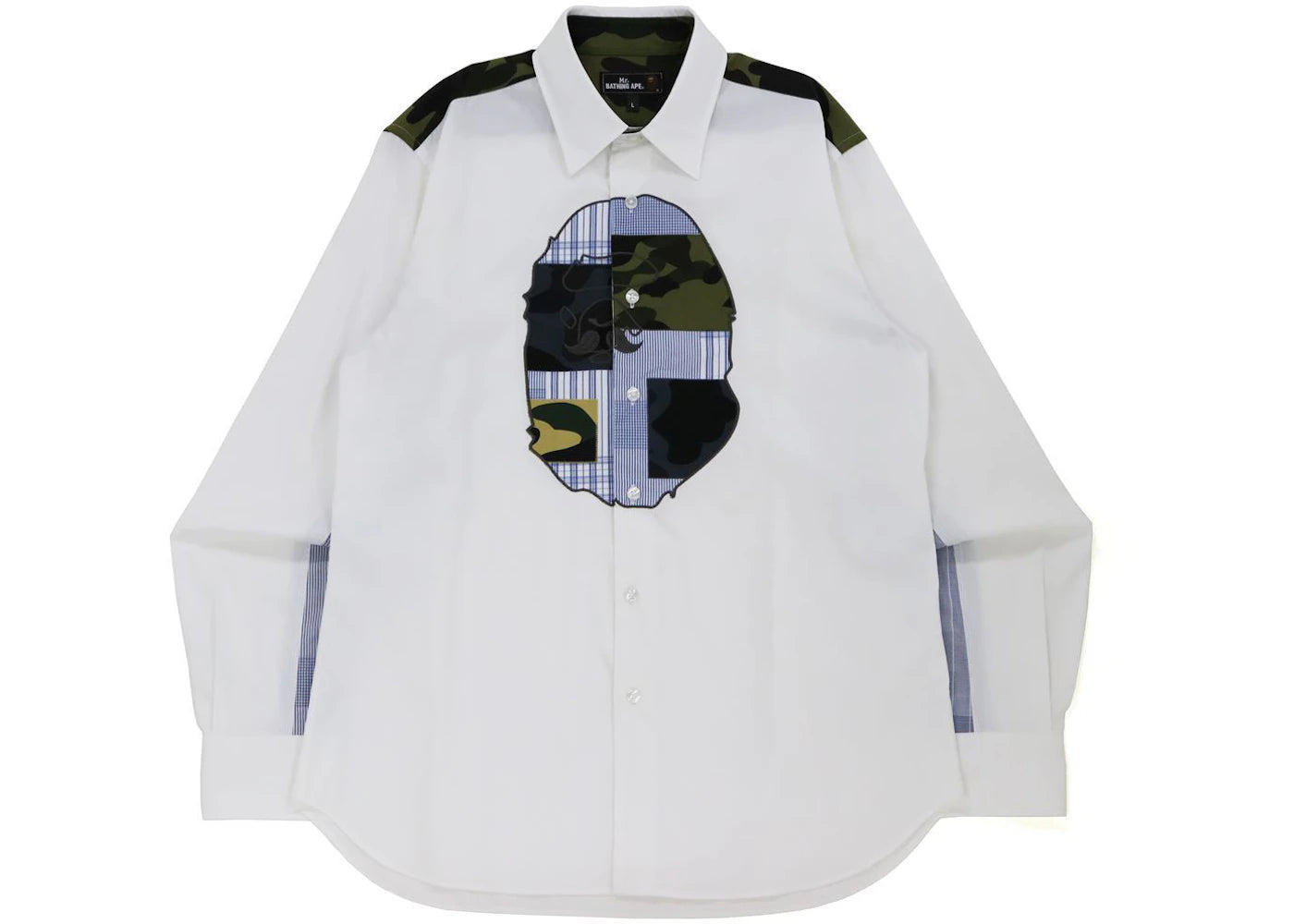 BAPE Multi Pattern Shirt White