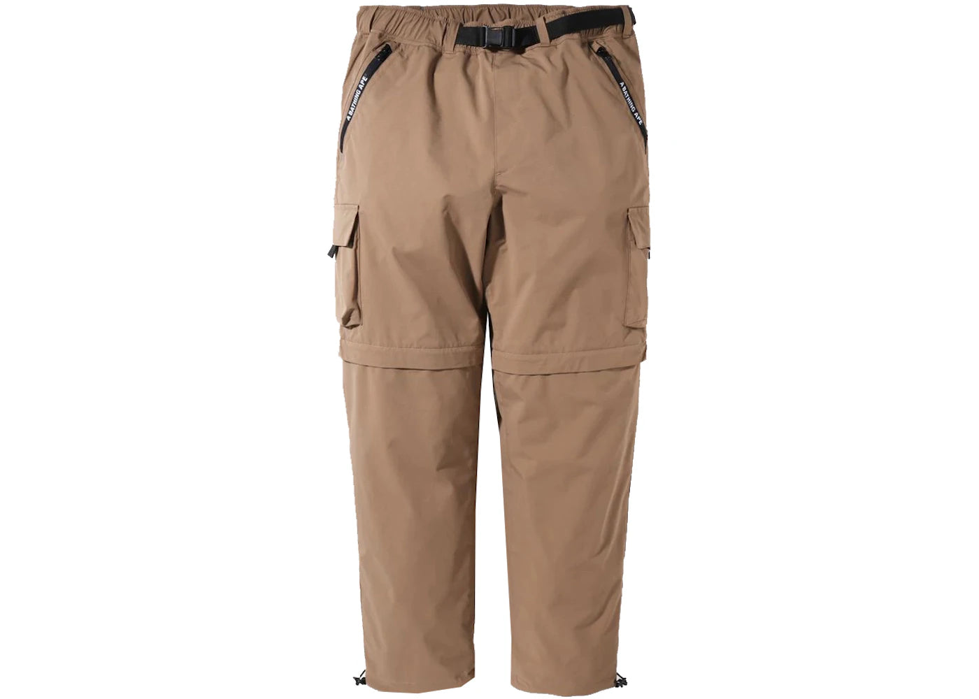 BAPE Multi Pocket Detachable Wide Fit Pants Beige