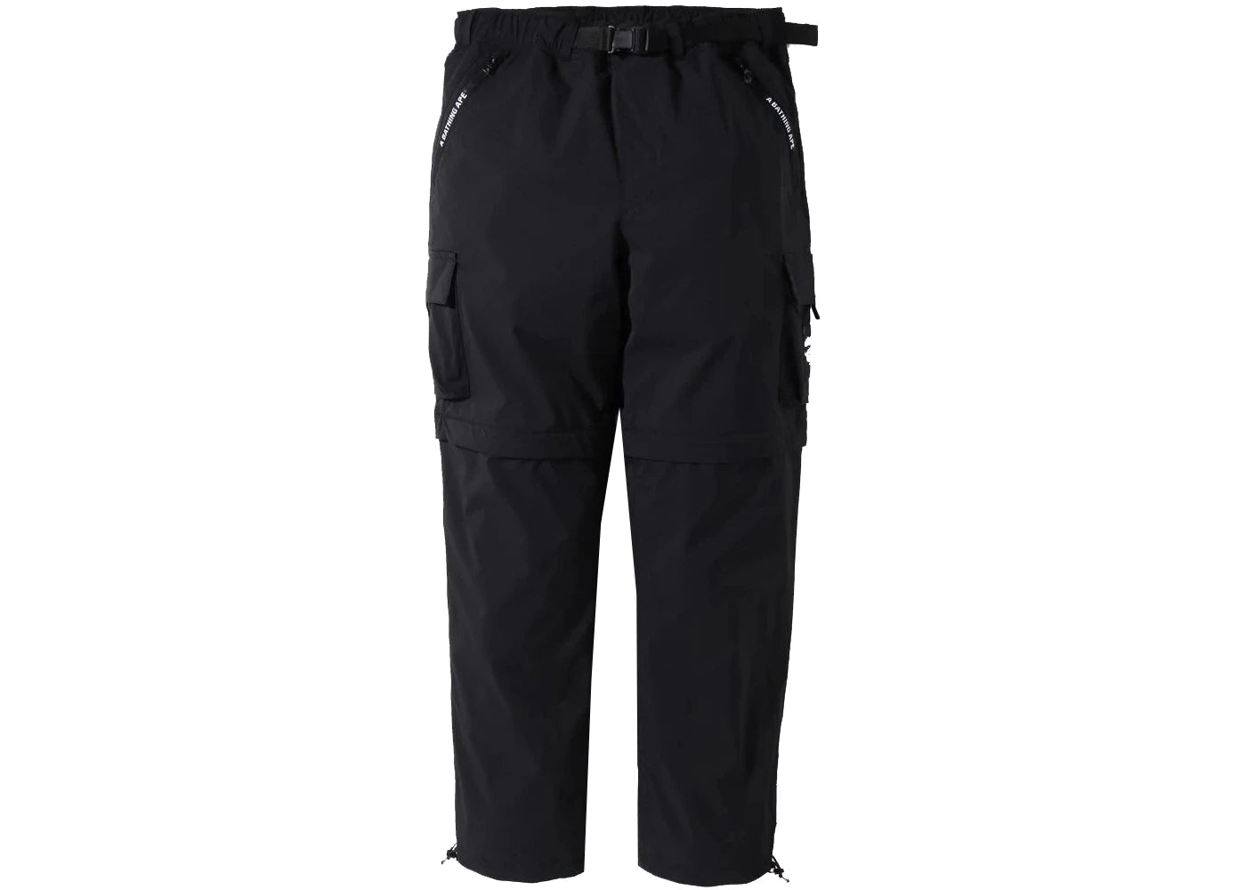 BAPE Multi Pocket Detachable Wide Fit Pants Black