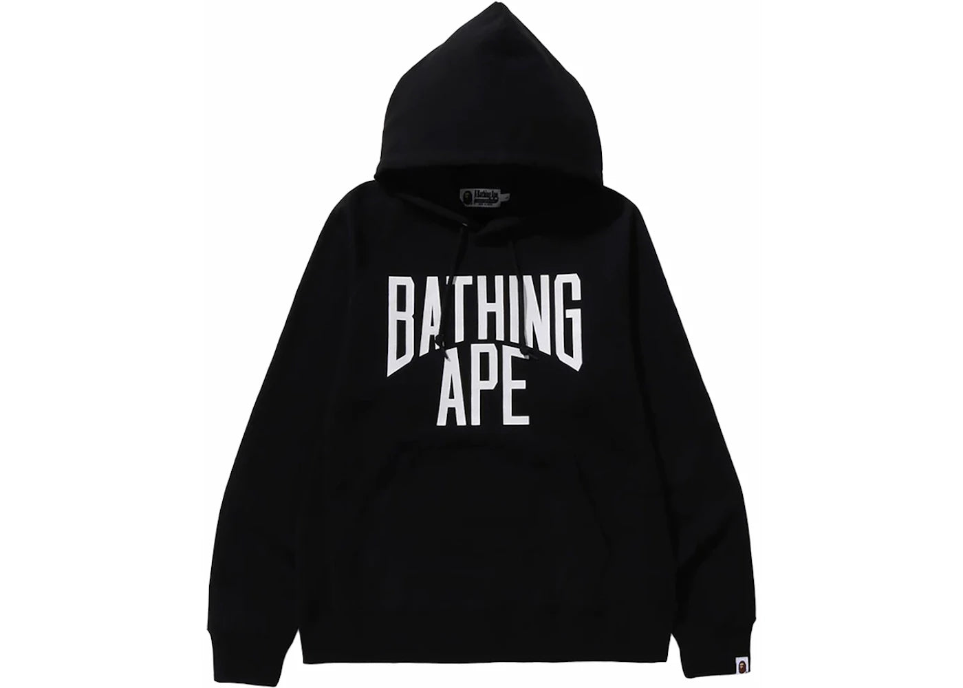 BAPE NYC Logo Pullover Hoodie Black