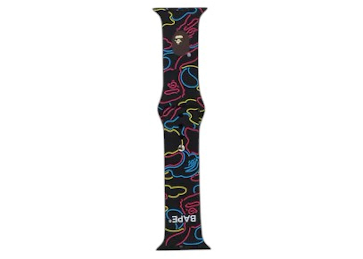 BAPE Neon Camo Watch Band Black