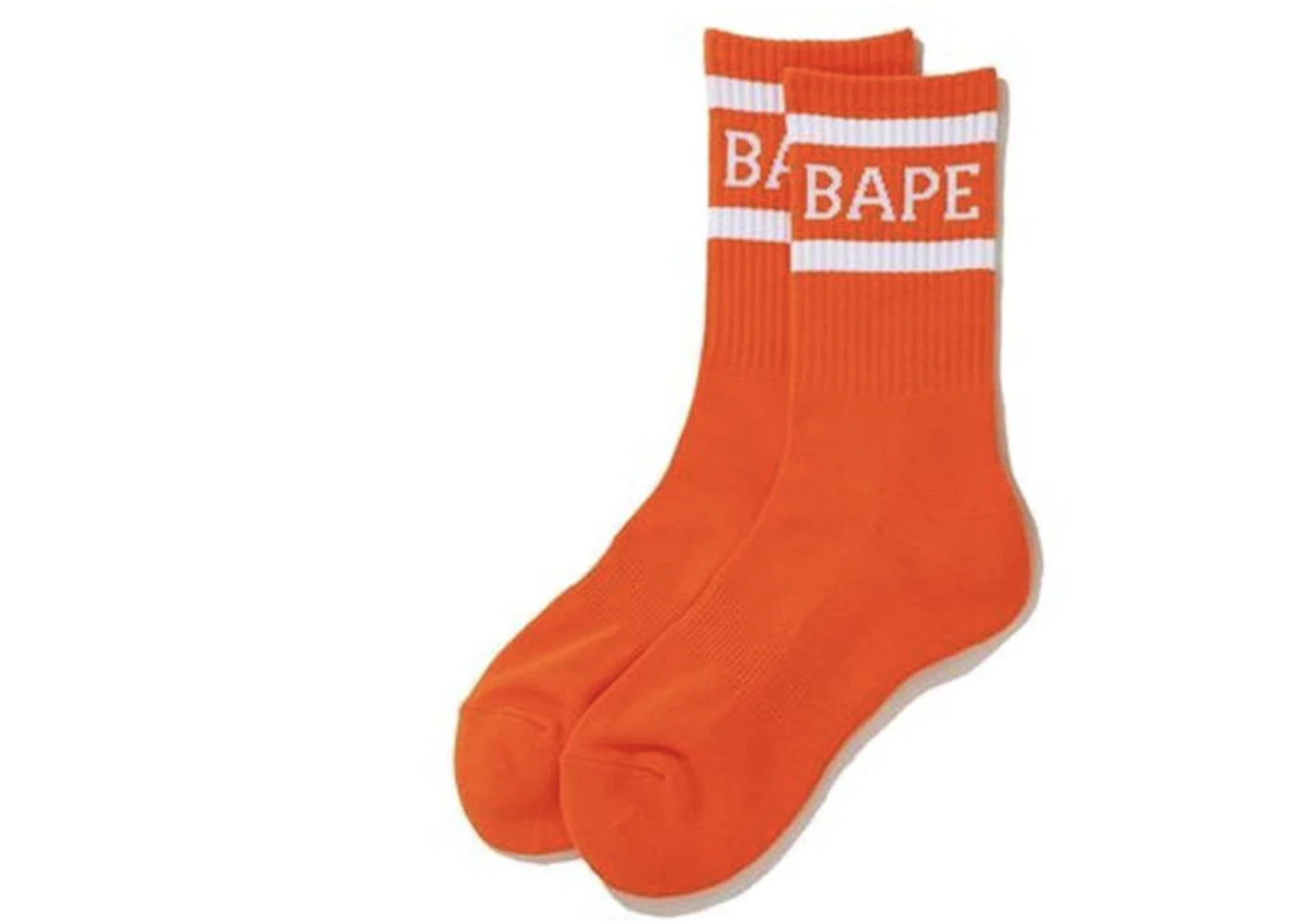 BAPE Neon Socks Orange
