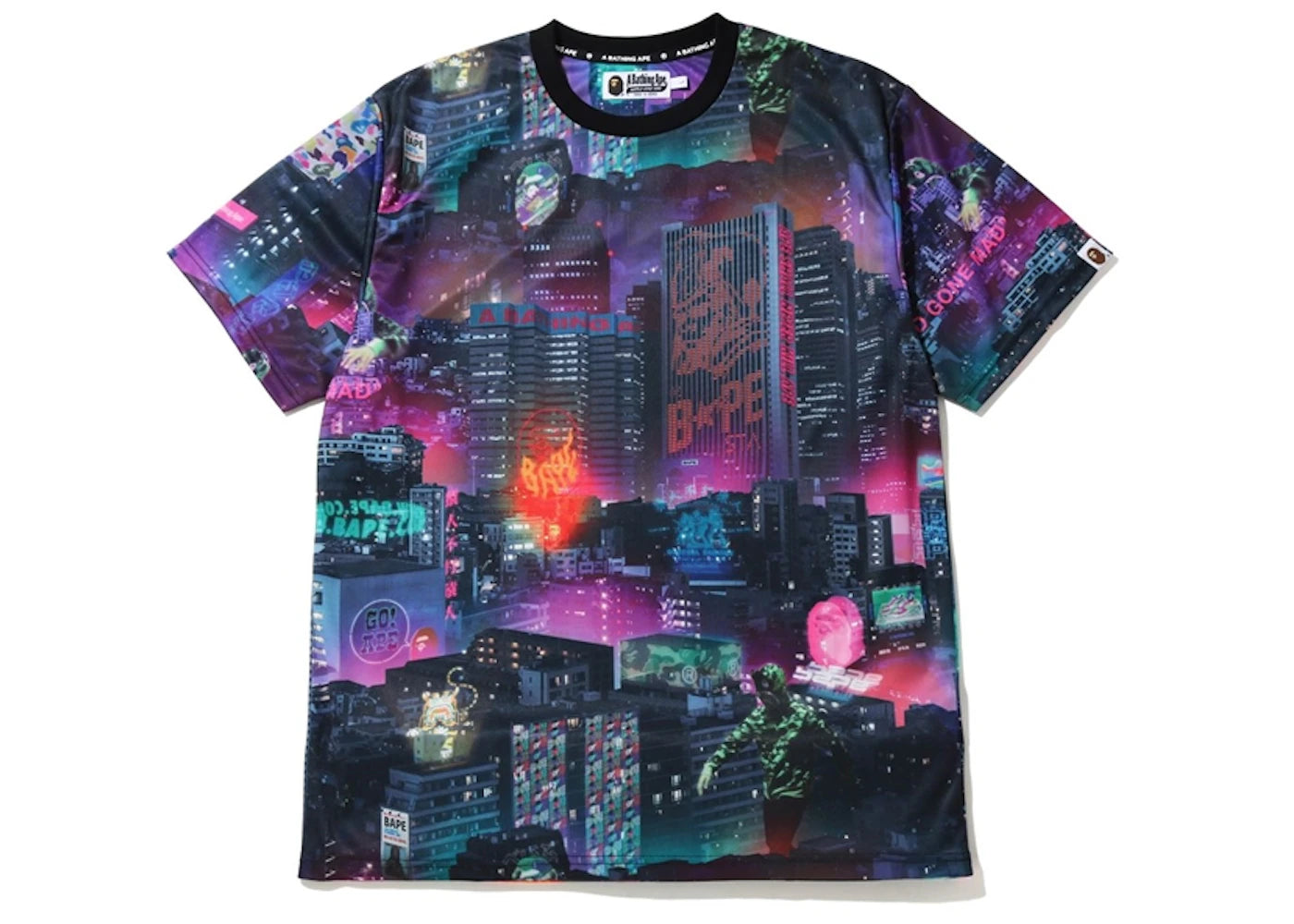 BAPE Neon Tokyo Tee Multi